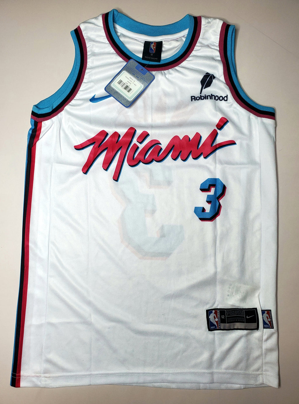 NBA Miami Vice Basketball Singlet NEW (Size 12 years)