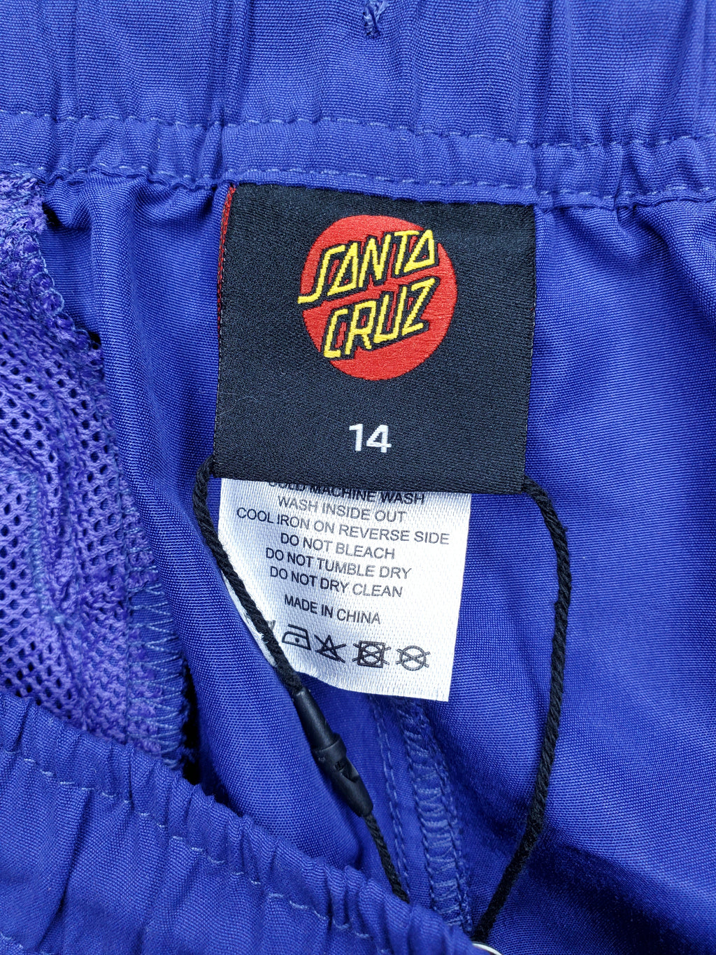 Santa Cruz Swim Shorts NEW (Size 14 years)