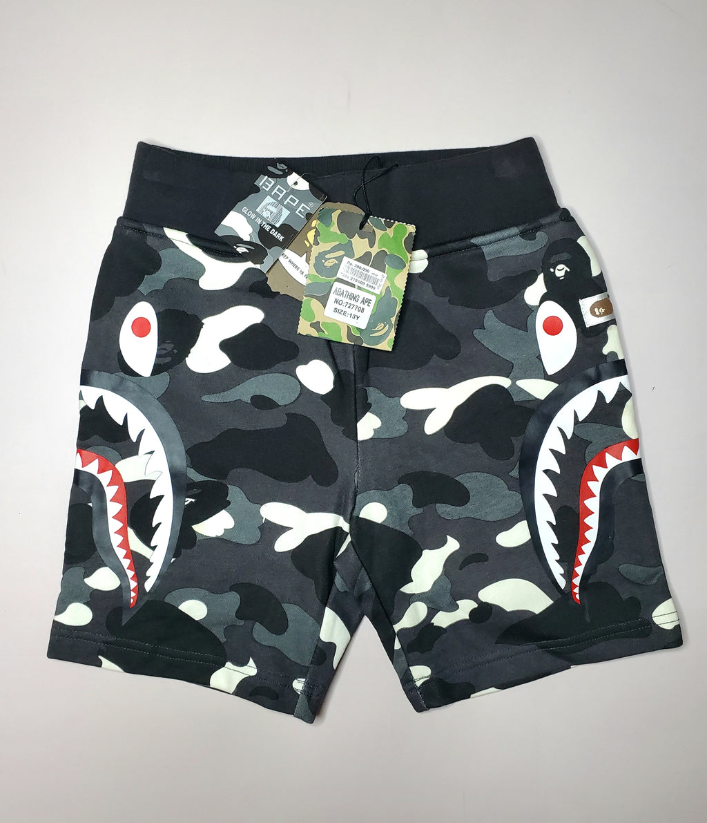 A Bathing Ape (BAPE) Glow-In-the-dark Shorts NEW (Size 13 years)