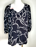 Whistle V Neck Blouse NEW (Size 16)