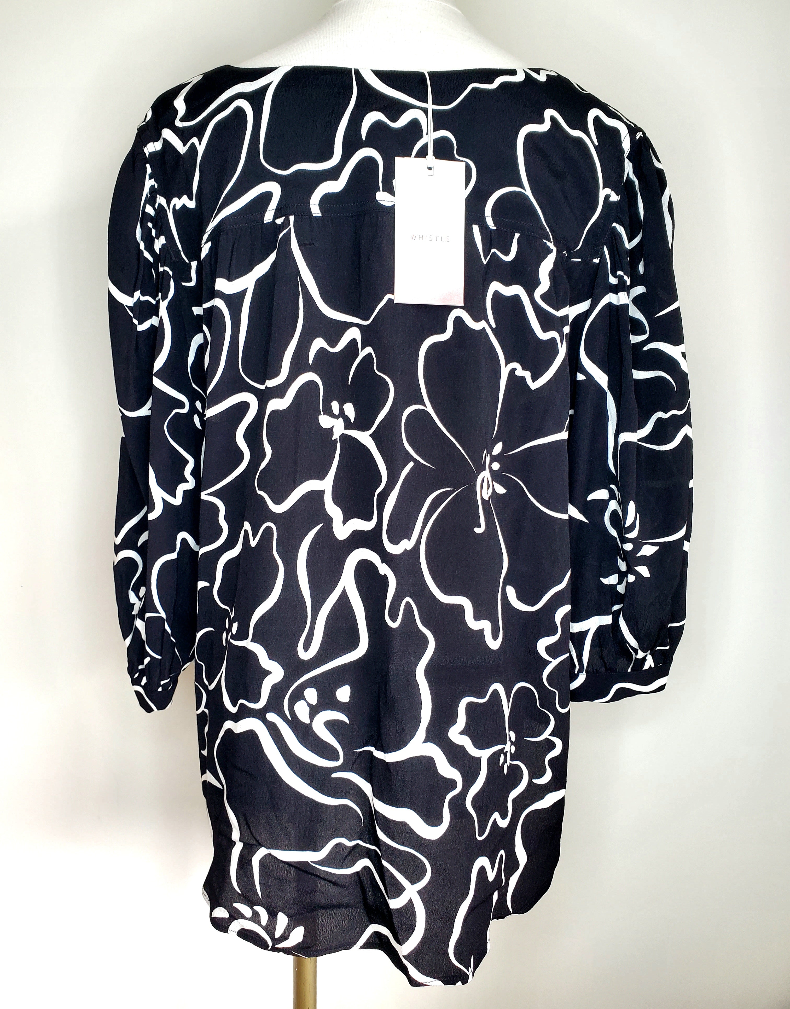 Whistle V Neck Blouse NEW (Size 16)