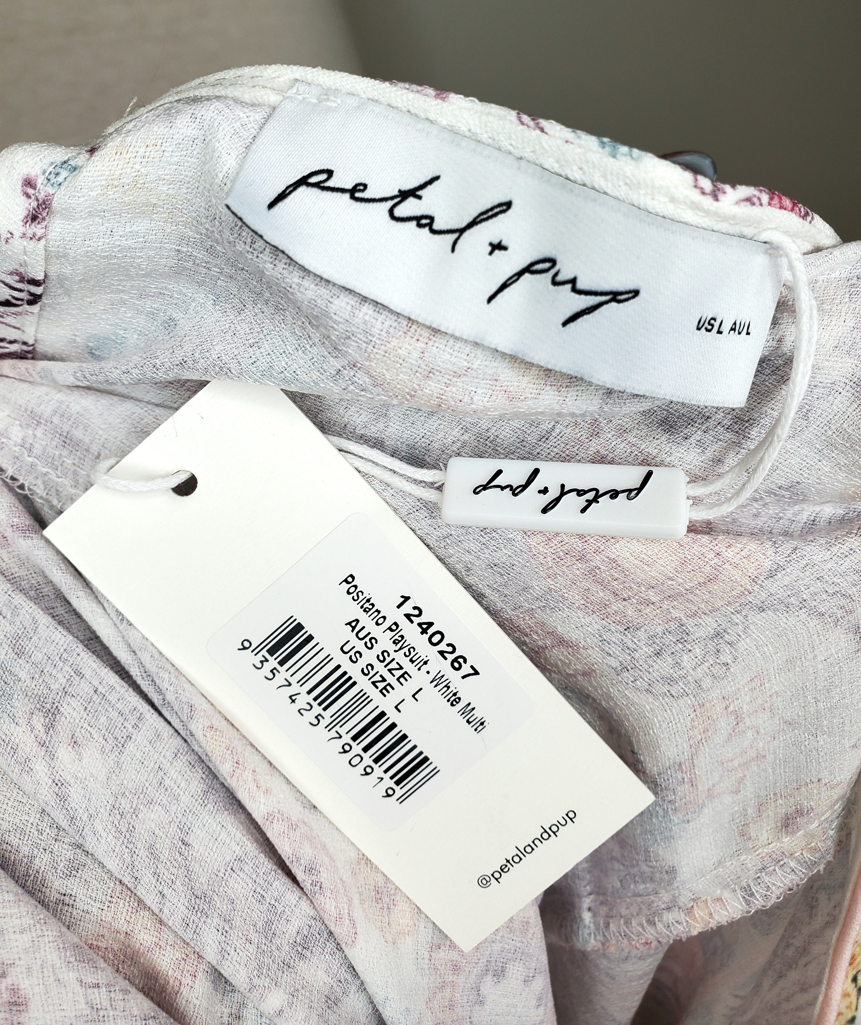 Petal & Pup Positano Playsuit NEW (Size 12)