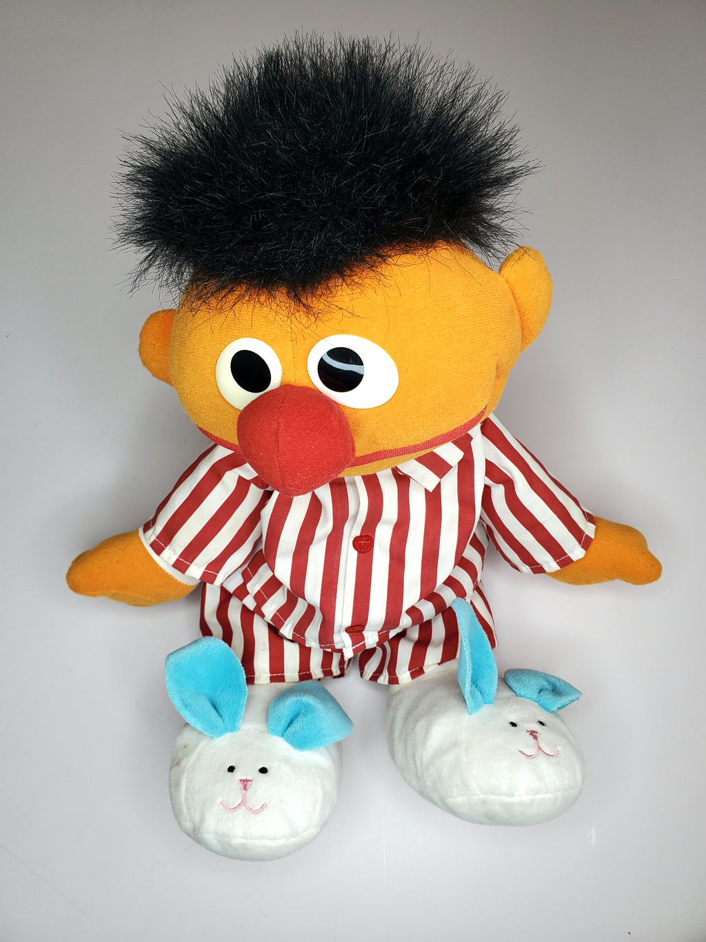 Vintage 1996 Tyco Sesame Street Ernie in Pajamas Large Plush 45-50cm Battery operated