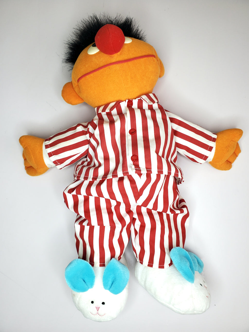 Vintage 1996 Tyco Sesame Street Ernie in Pajamas Large Plush 45-50cm Battery operated