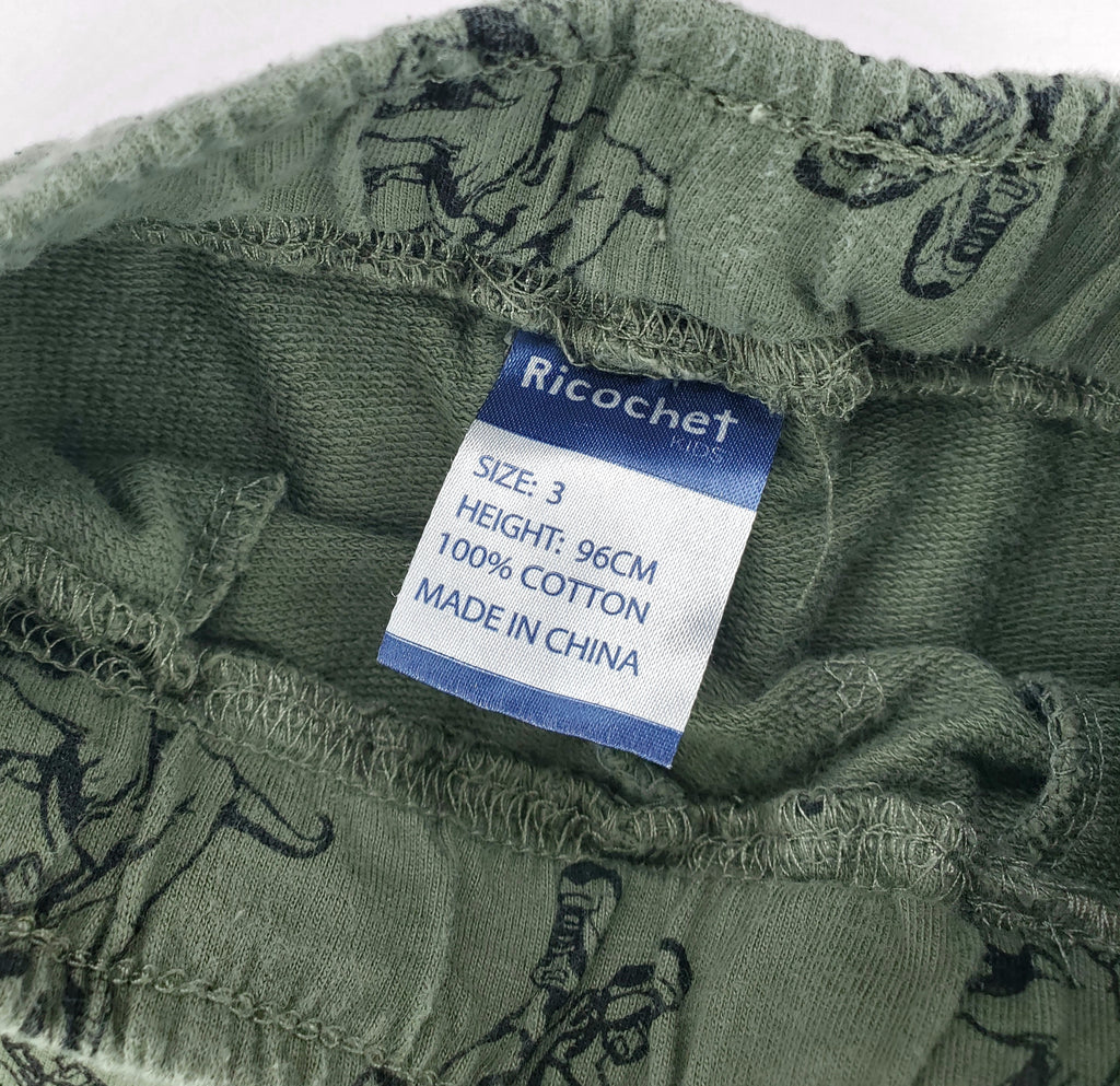 Ricochet Dino Shorts (Size 3 years)