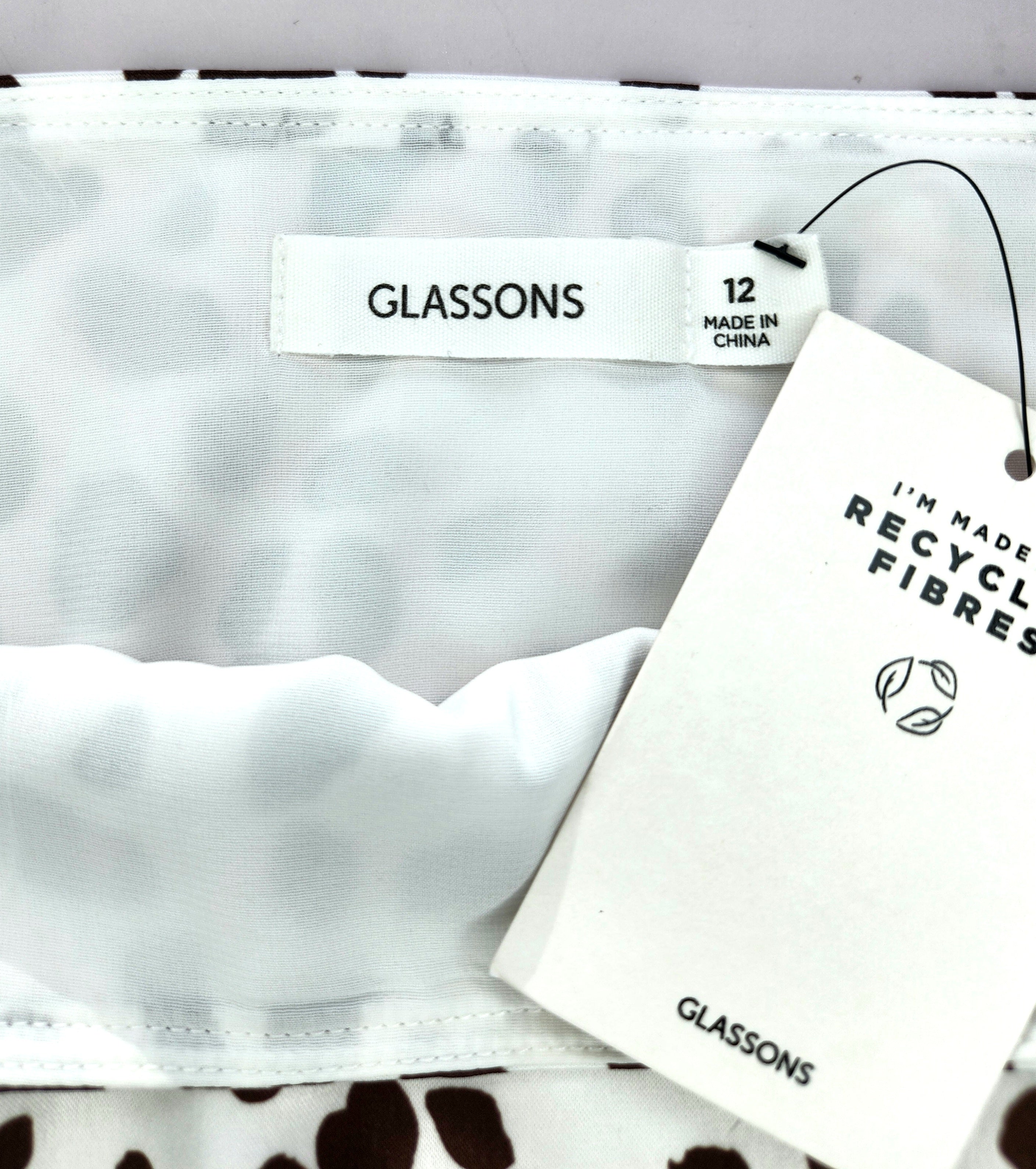 Glassons Animal Print Skirt NEW (Size 12)