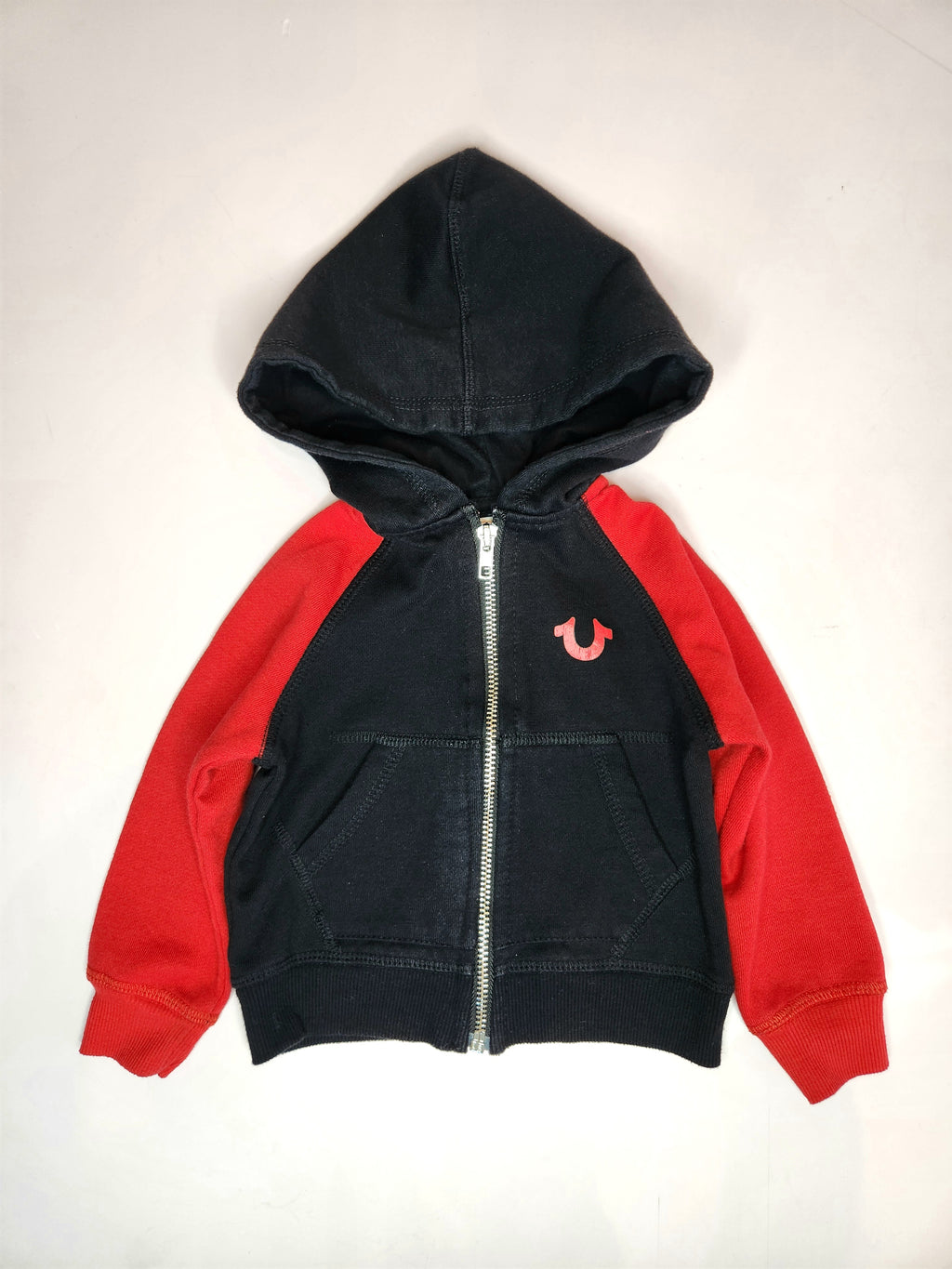 True Religion Full Zip Hooded Jacket (Size 1 year)