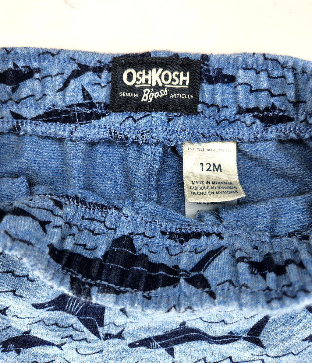 Oshkosh B'gosh Shark Shorts (Size 1 year)