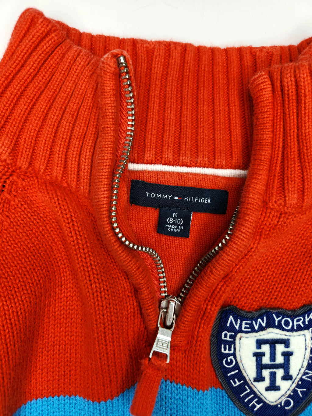 Tommy Hilfiger Half Zip Jumper (Size 8-10 years)