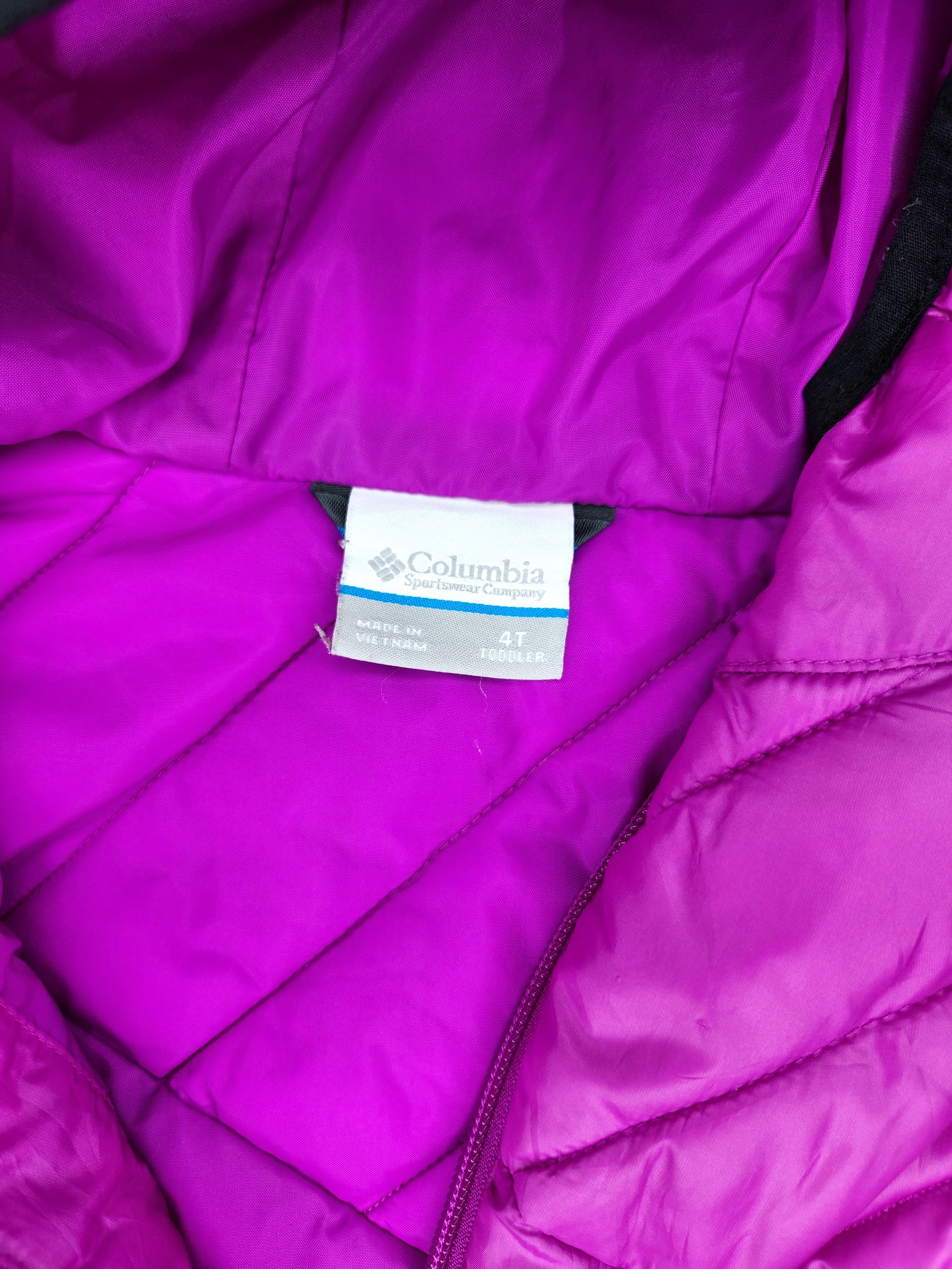 Columbia Hooded Puffer Jacket (Size 4 years)