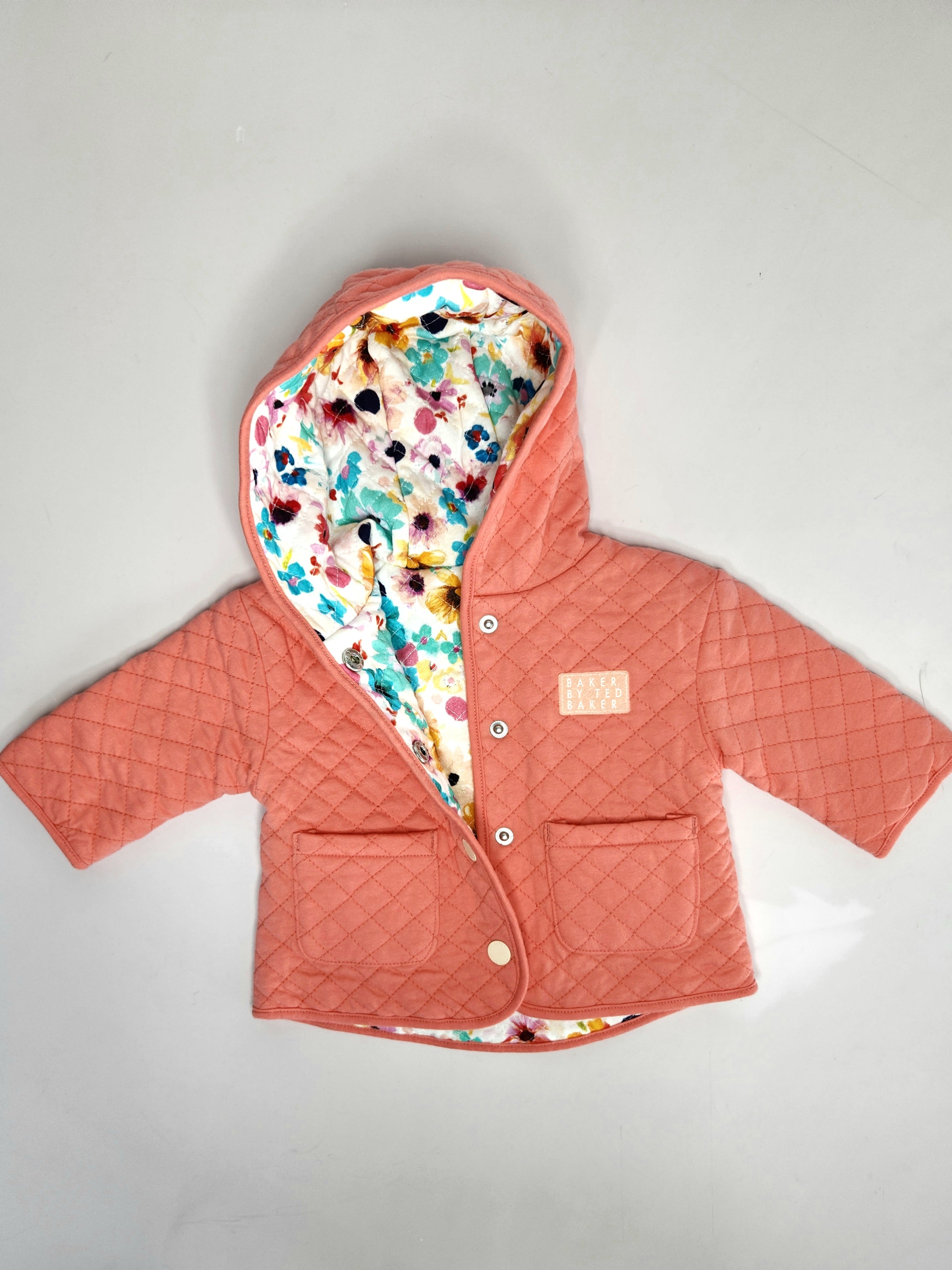 Baker by Ted Baker Reversible Quilted Jacket (Size 3-6m)