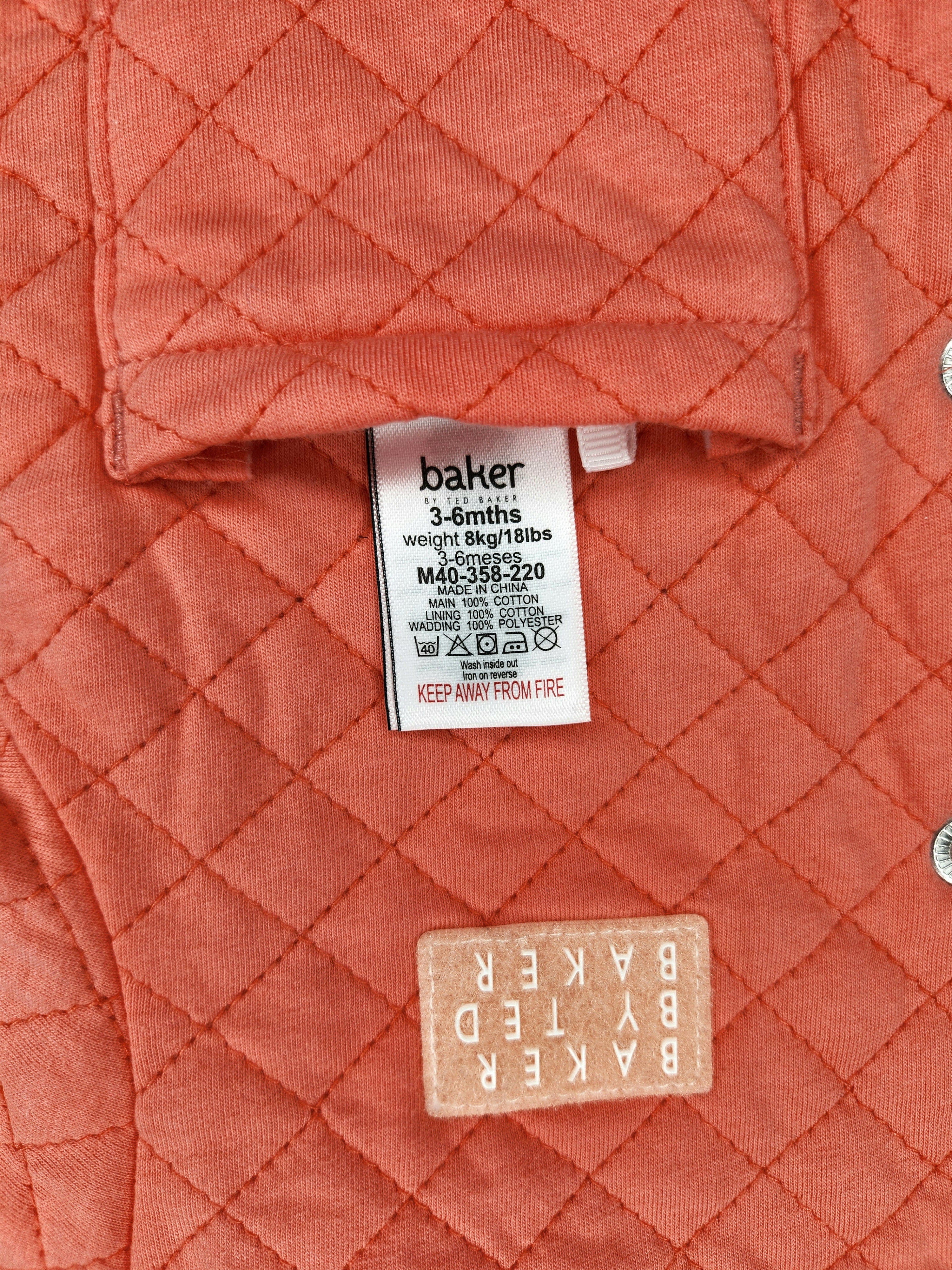 Baker by Ted Baker Reversible Quilted Jacket (Size 3-6m)