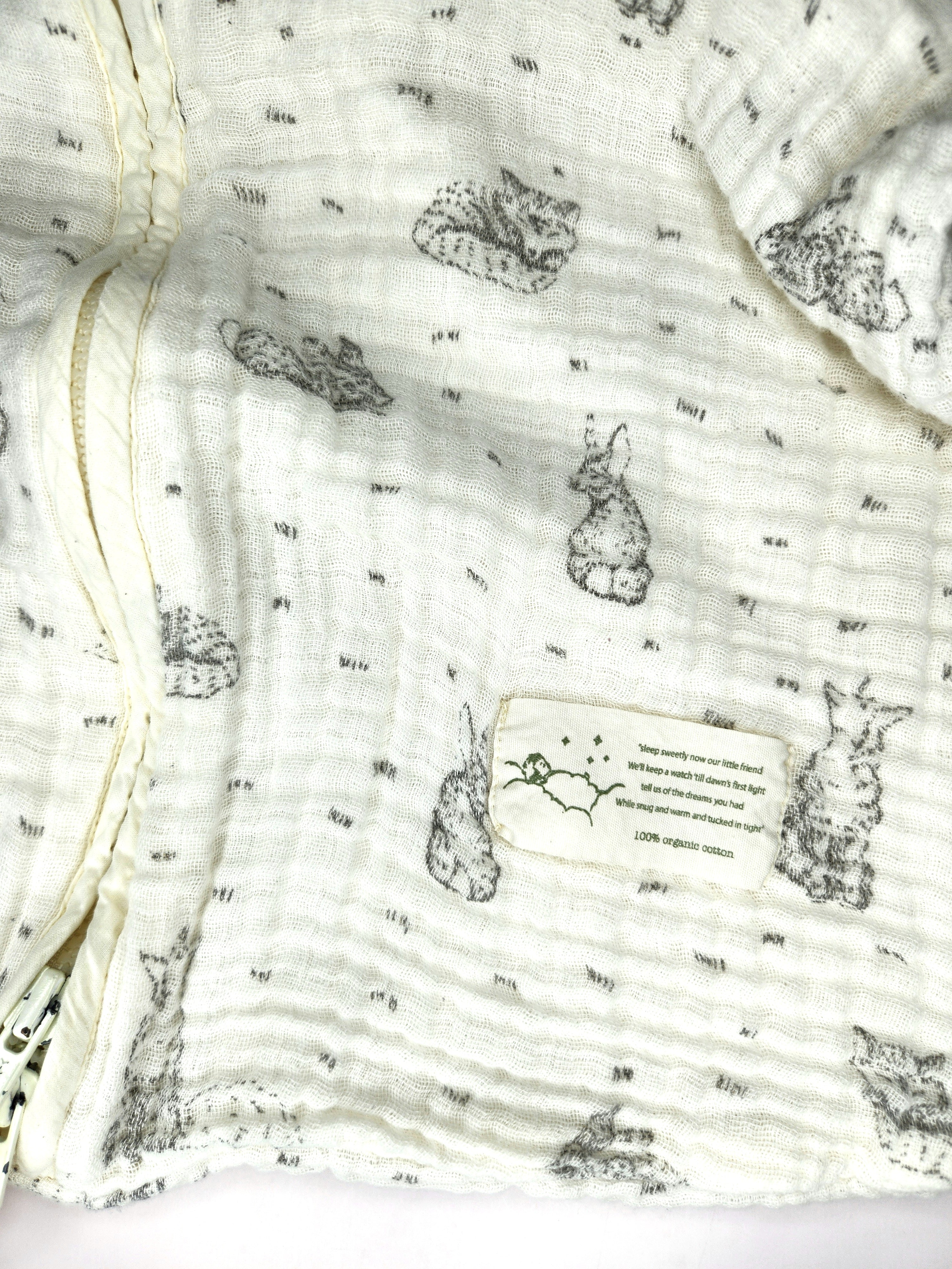 Nature Baby Organic Cotton Sleeping Bag TOG 1.0 (Size 0-24m)