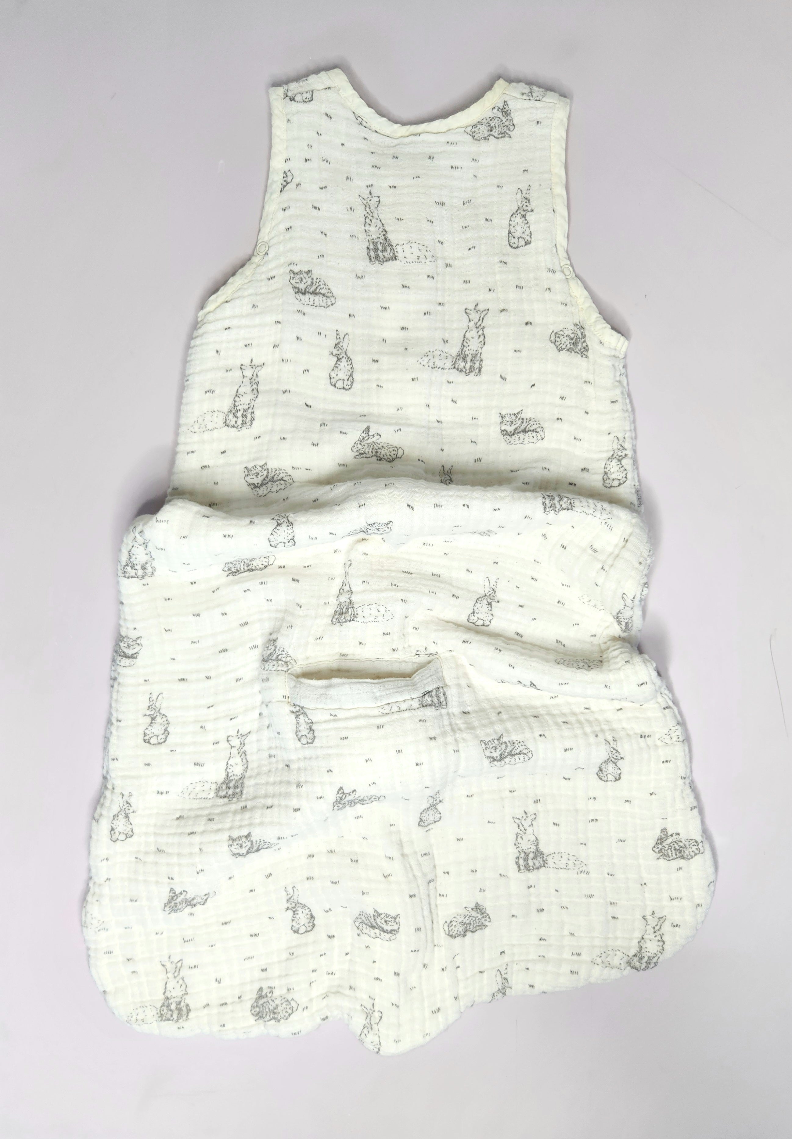 Nature Baby Organic Cotton Sleeping Bag TOG 1.0 (Size 0-24m)
