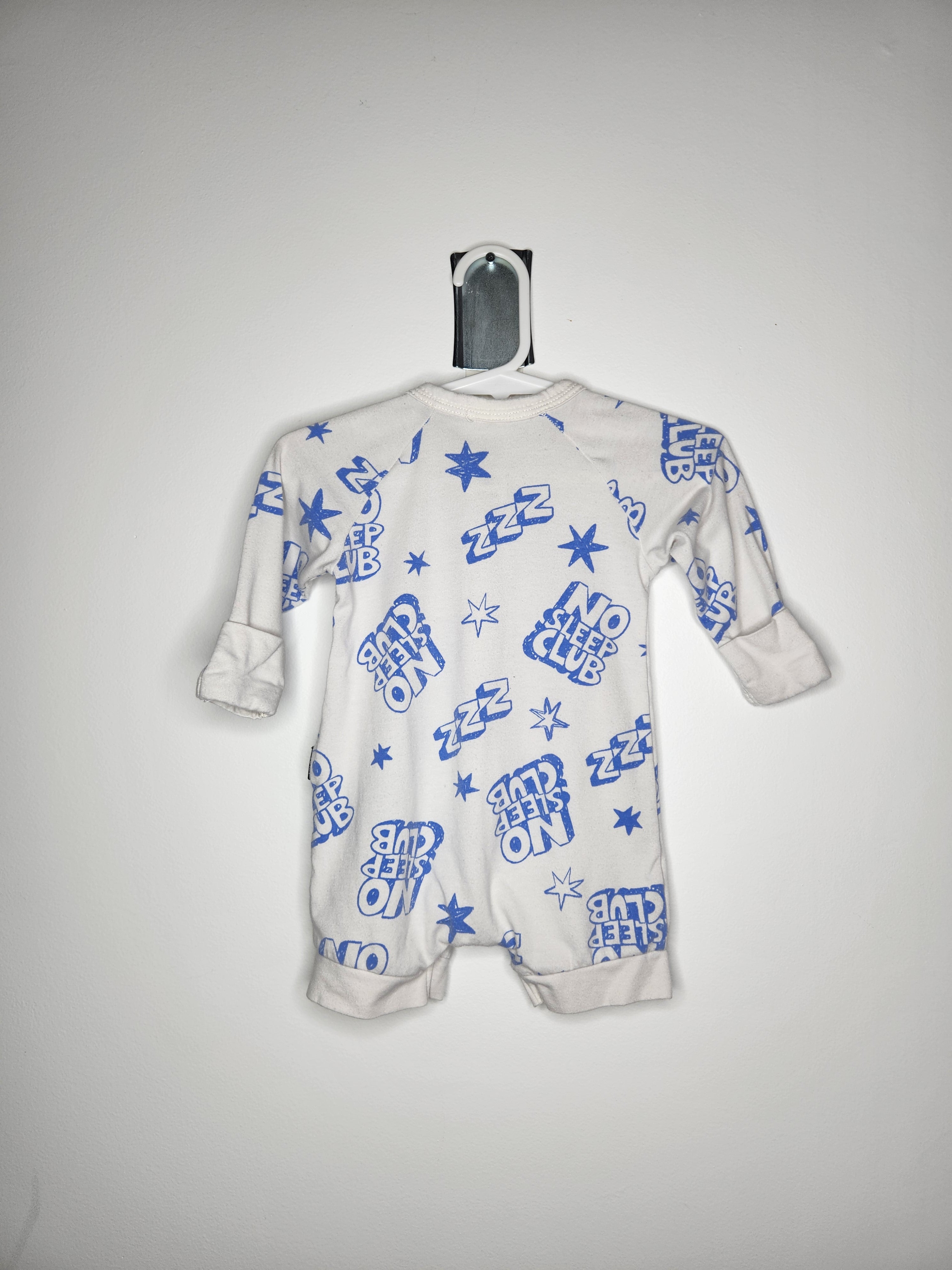 Bonds No Sleep Club Wondersuit Romper (Size 0-3m)