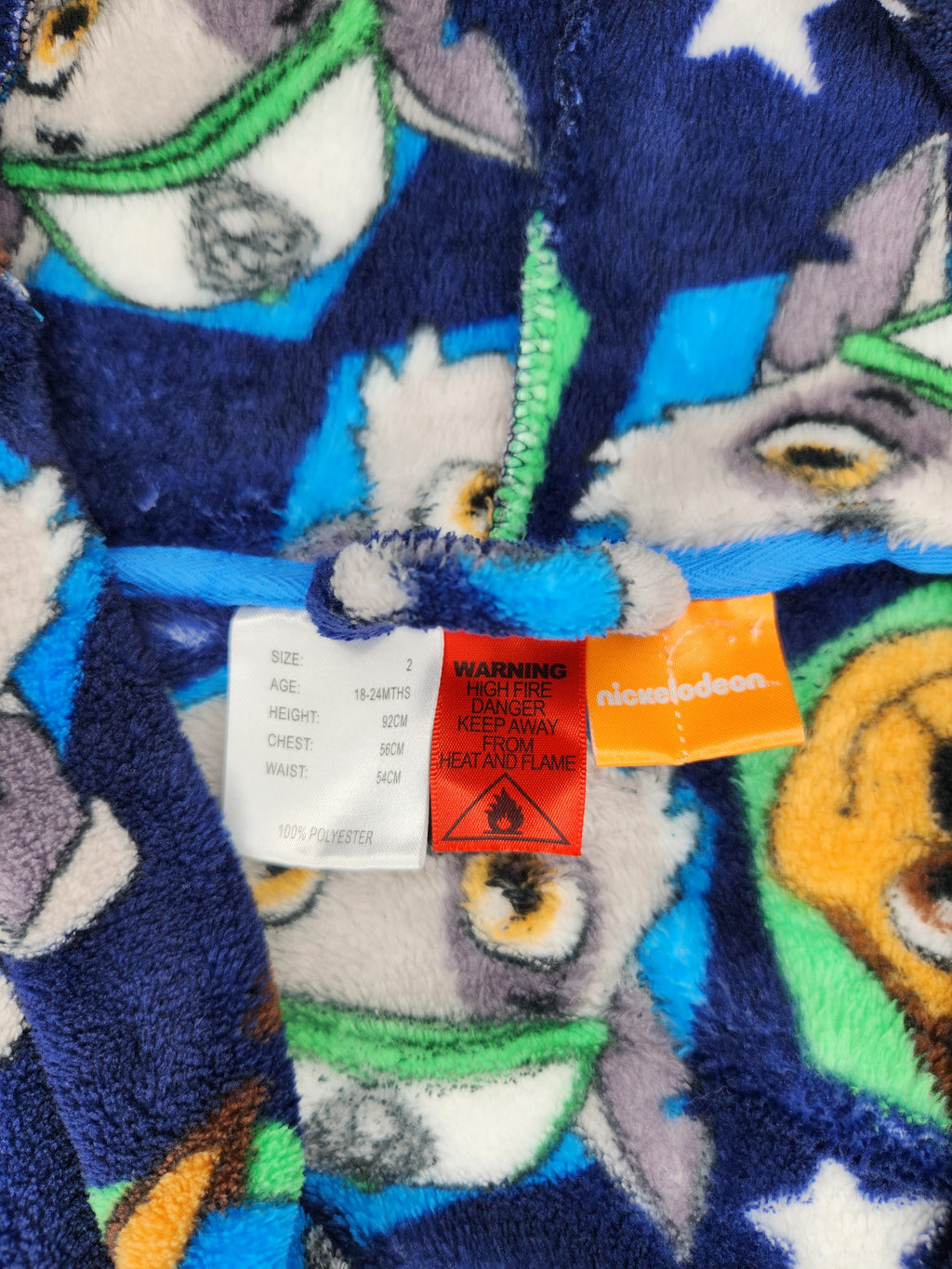 Nickelodeon Paw Patrol Fleece Robe (Size 2 years)
