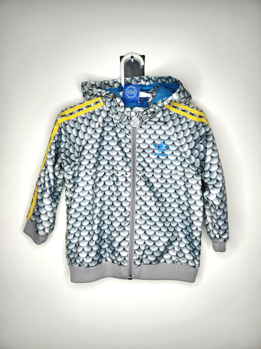 Adidas Windbreaker Jacket with Detachable Hood (Size 18-24m)