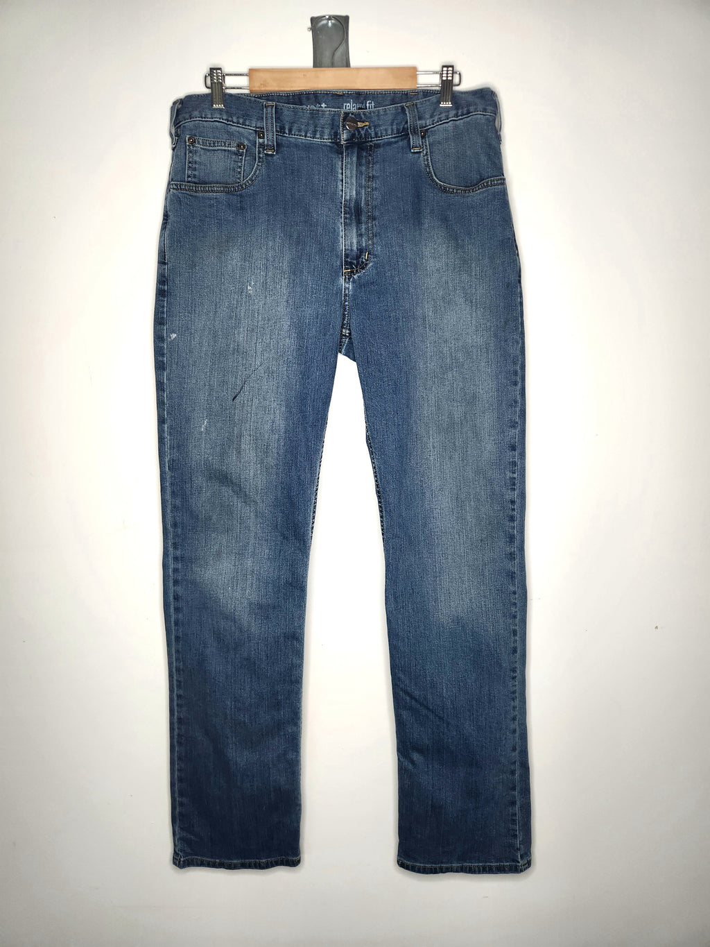 Carhartt Denim Relaxed Fit Carpenter Jeans 36x34 (Size XL)