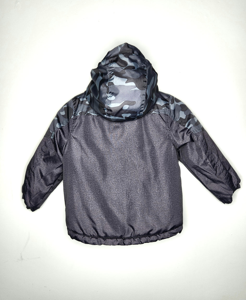 Oshkosh B'gosh Camouflage Fleece Lined Hooded Jacket (Size 4 years)