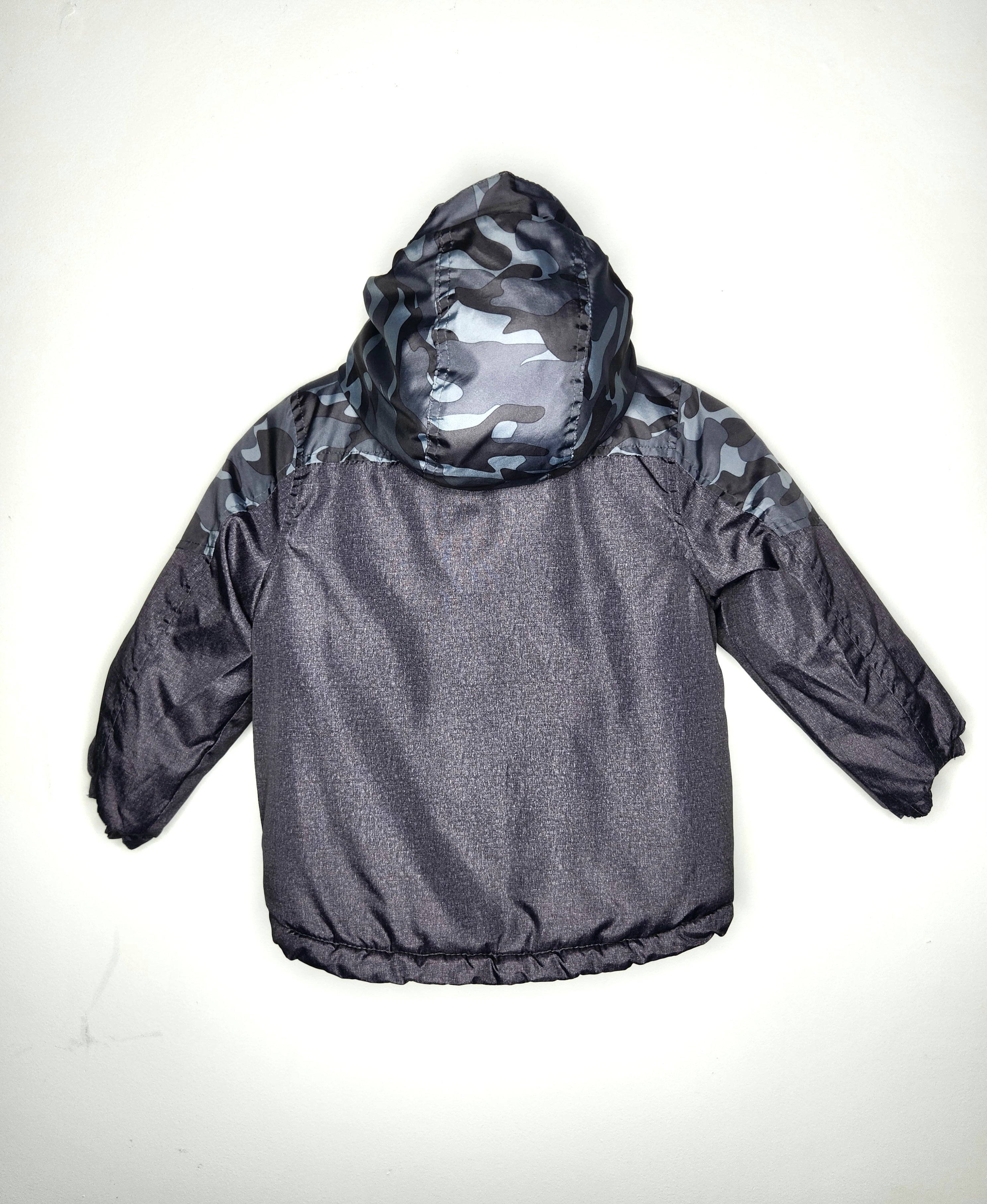 Oshkosh B'gosh Camouflage Fleece Lined Hooded Jacket (Size 4 years)