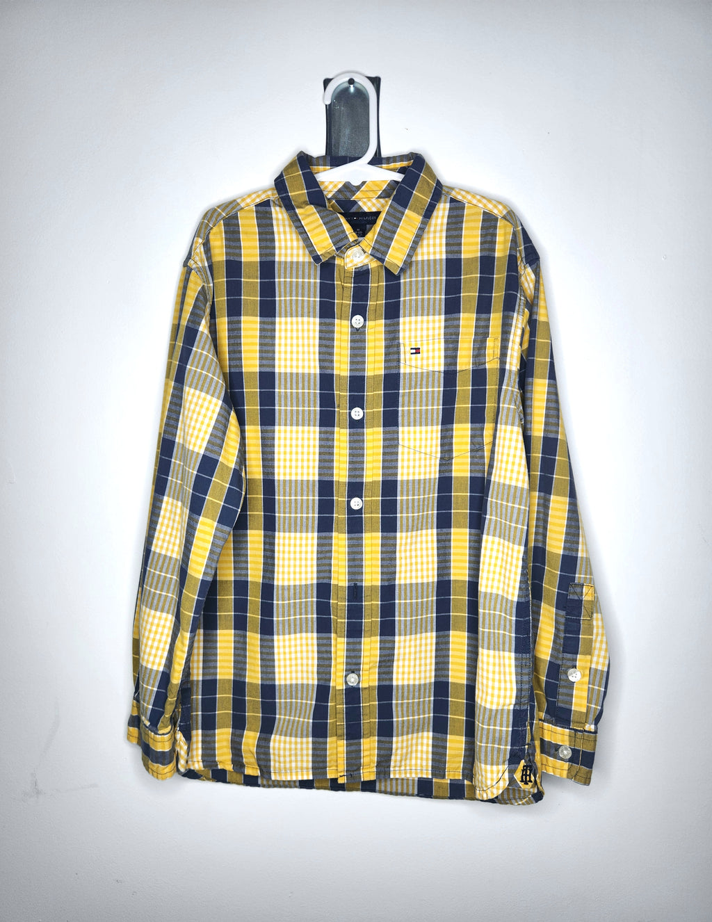 Tommy Hilfiger Checkered Collared Shirt (Size 8-10 years)