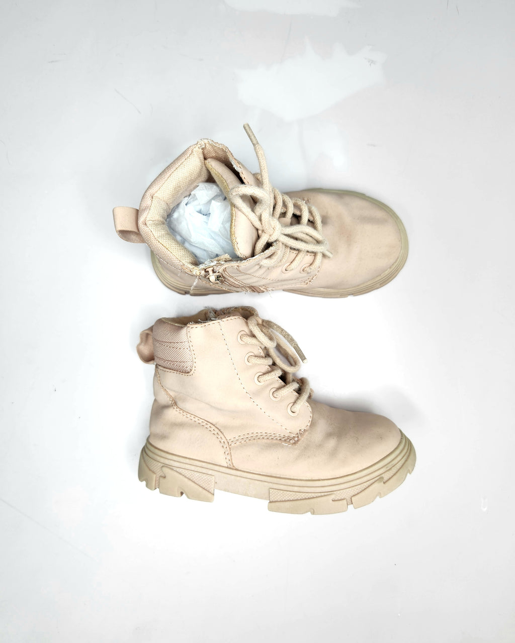 Zara Canvas Boots (Size EUR 24)
