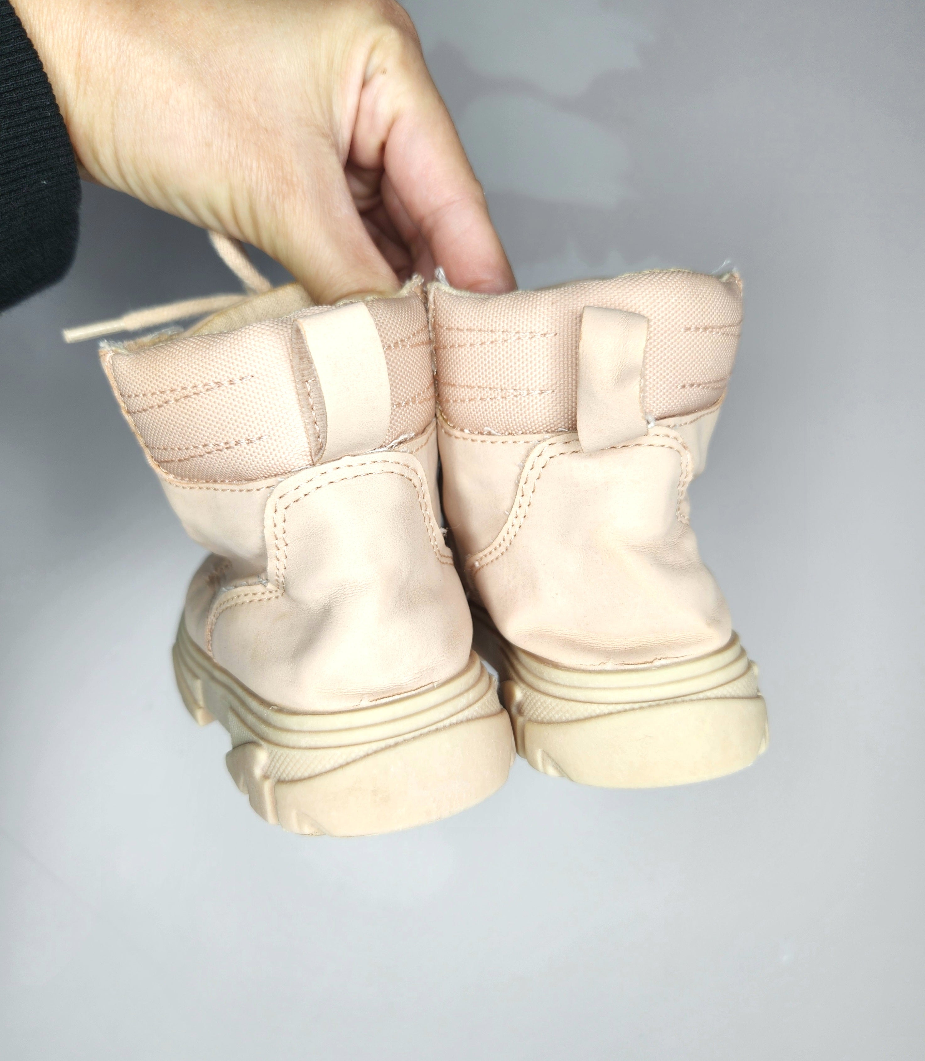 Zara Canvas Boots (Size EUR 24)