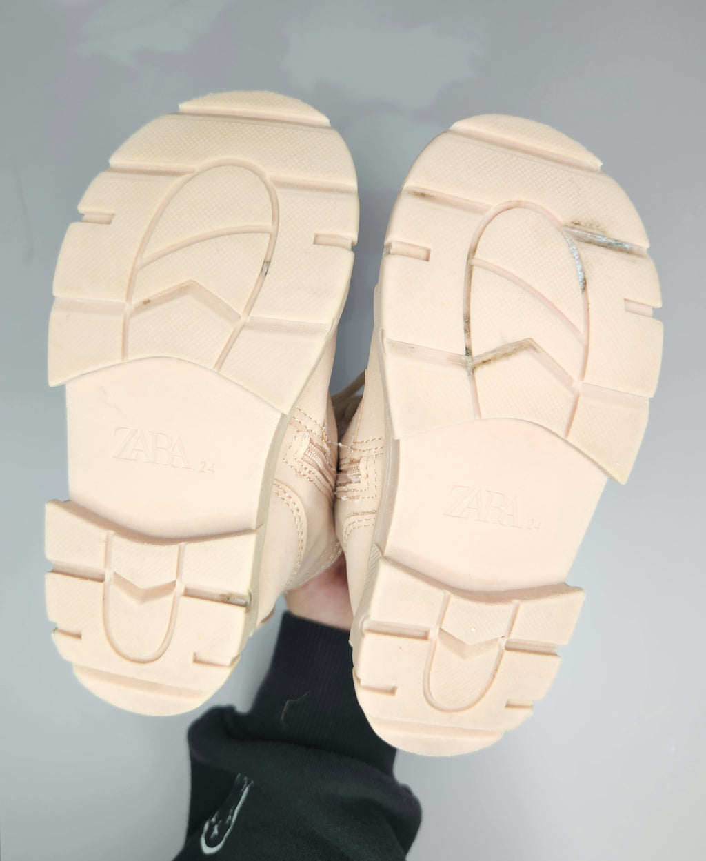 Zara Canvas Boots (Size EUR 24)