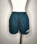 White Fox Fleece Lined Loose Fit Shorts (Size 6)