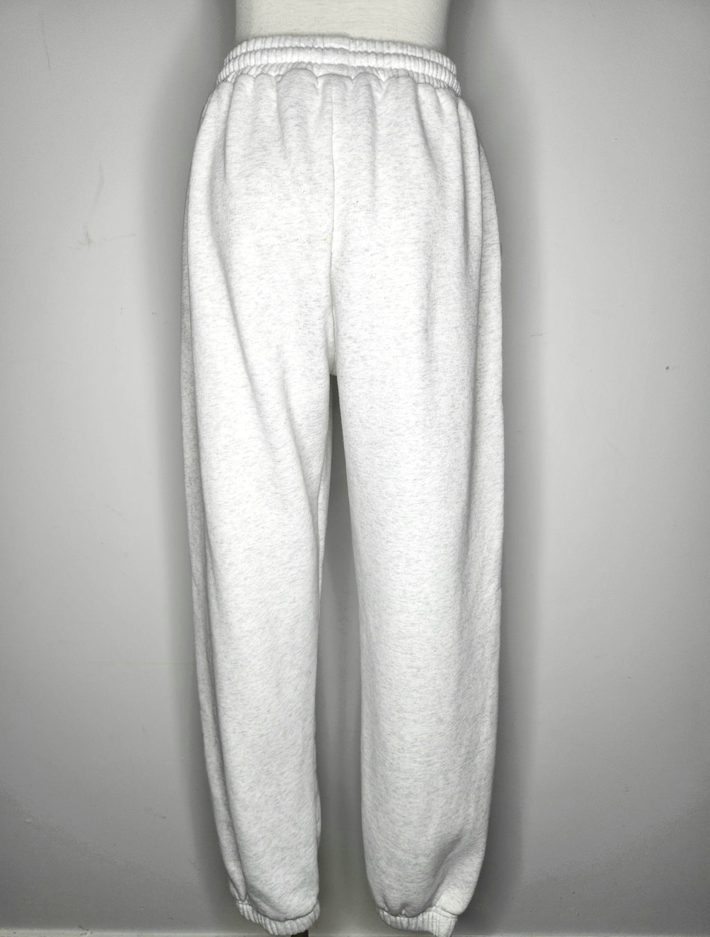 White Fox Fleece Lined Sweatpants (Size 10)