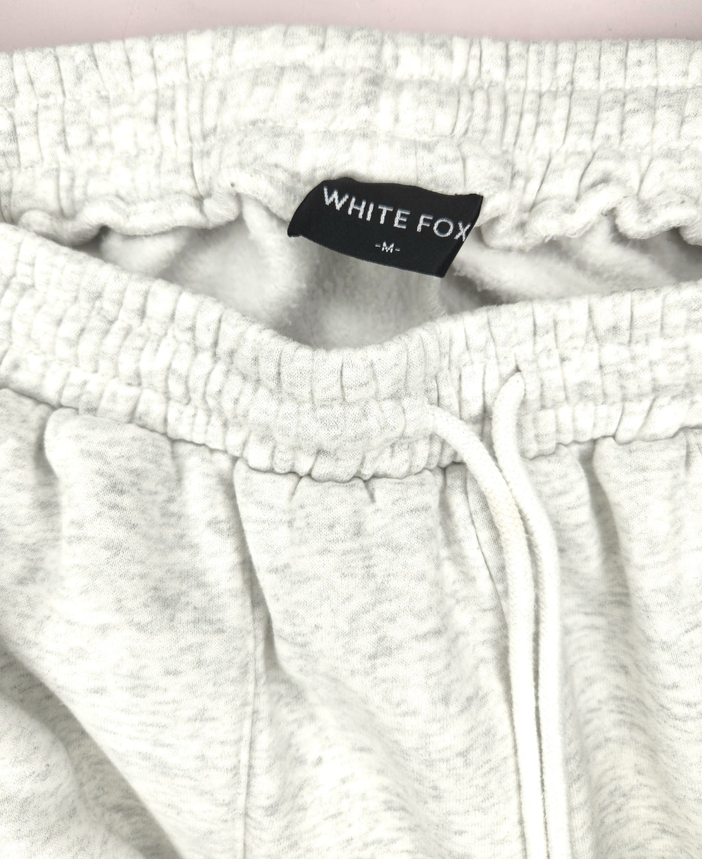 White Fox Fleece Lined Sweatpants (Size 10)
