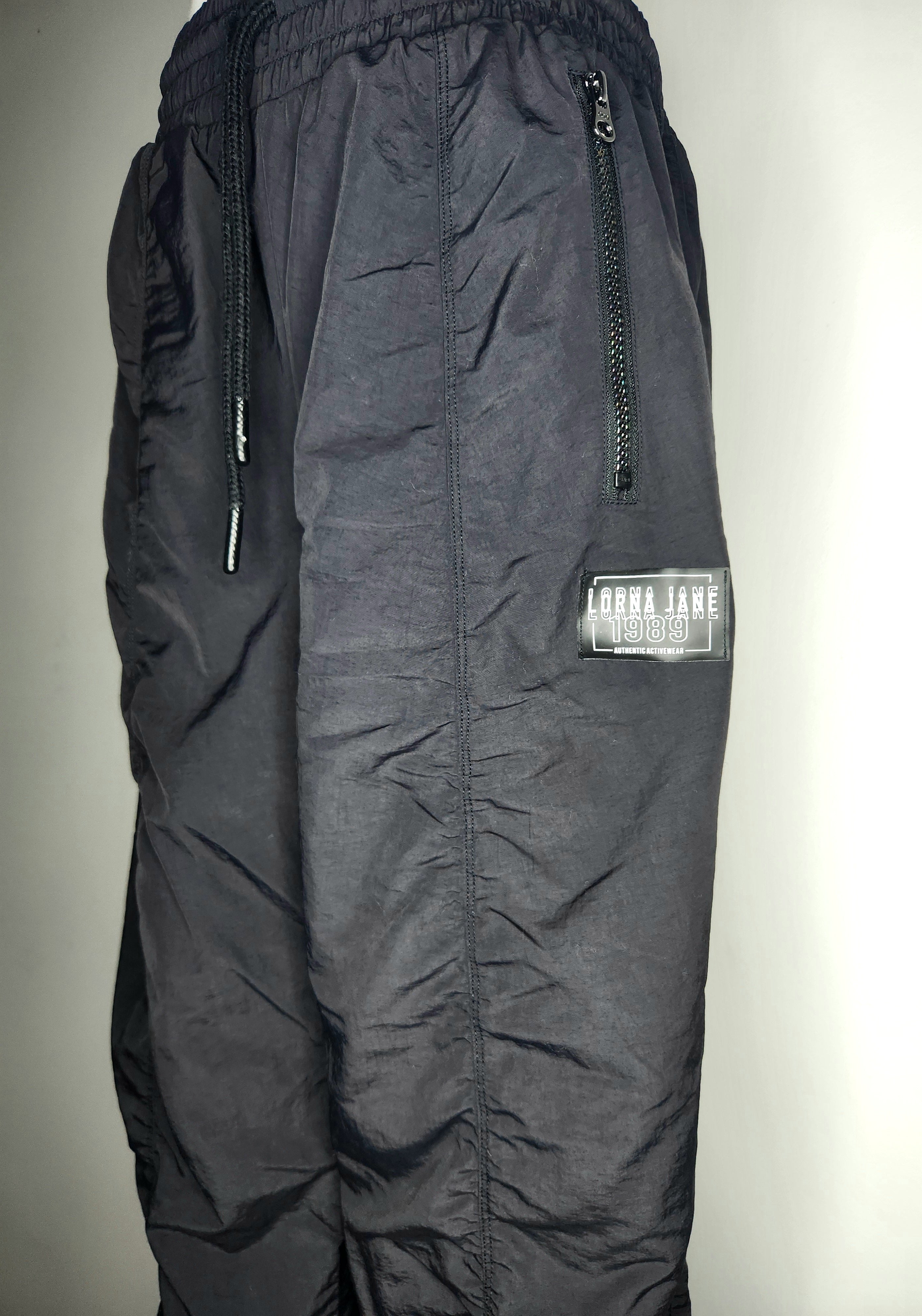 Lorna Jane Lightweight Nylon Oversized Track Pants (Size 8)