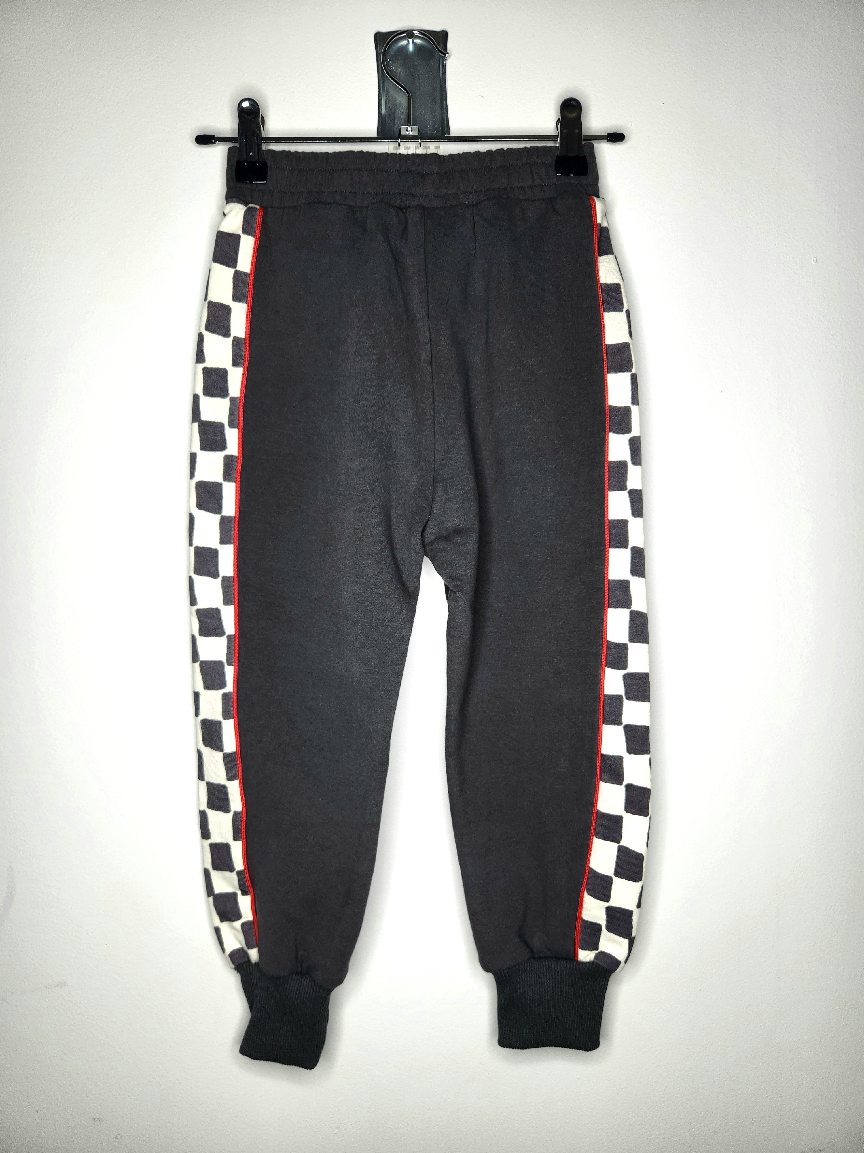 Rock Your Kid Fleece Lined Racing Stripe Cuffed Track Pants NEW (Size 5 years)