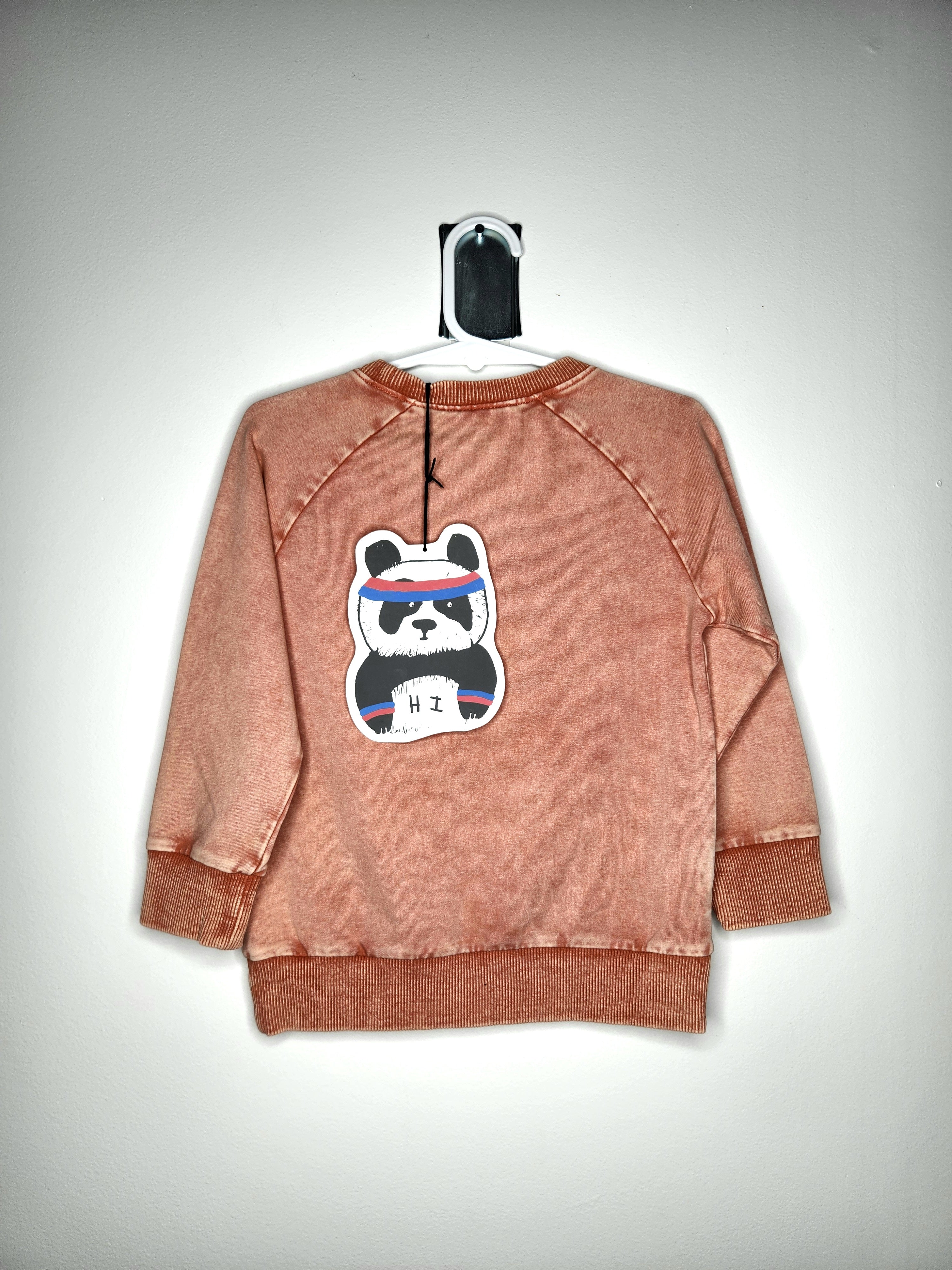 Minti Graphic Cheetah Washed Sweatshirt NEW (Size 2 years)