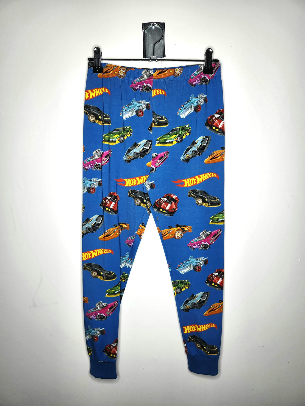 Rock Your Kid Licensed Hot Wheels Cuffed Pajama Pants (Size 8 years)