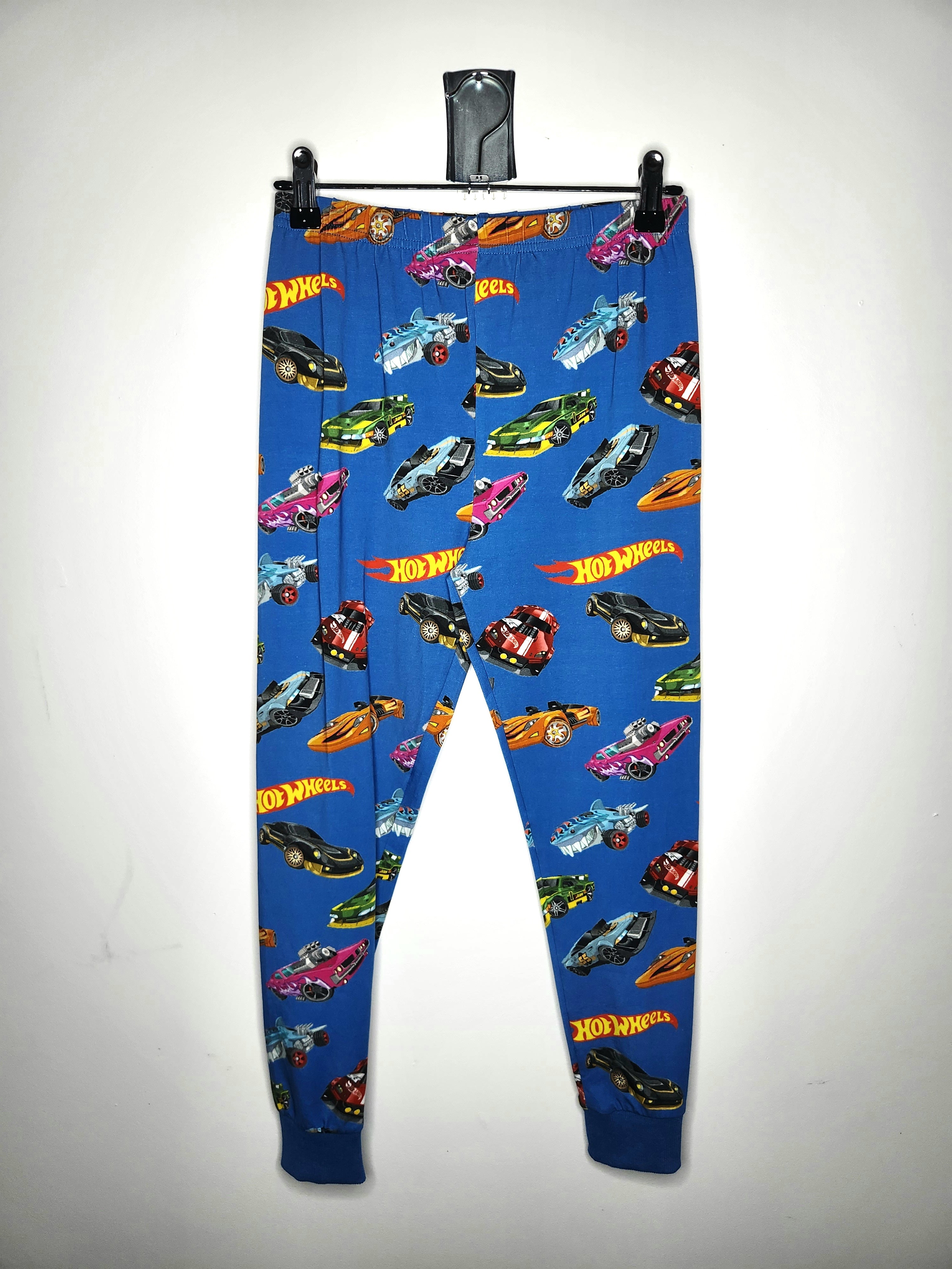 Rock Your Kid Licensed Hot Wheels Cuffed Pajama Pants (Size 8 years)