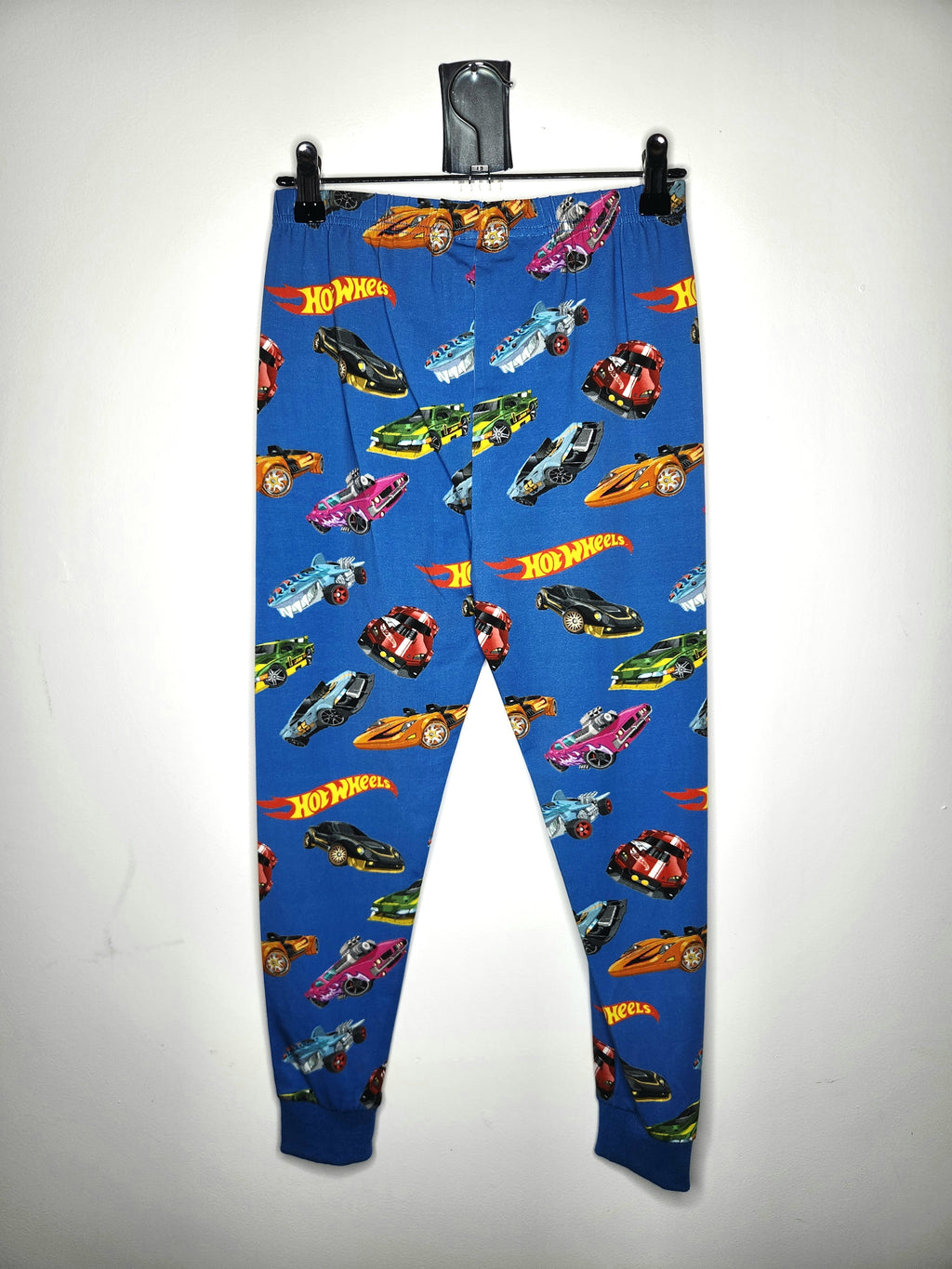 Rock Your Kid Licensed Hot Wheels Cuffed Pajama Pants (Size 8 years)