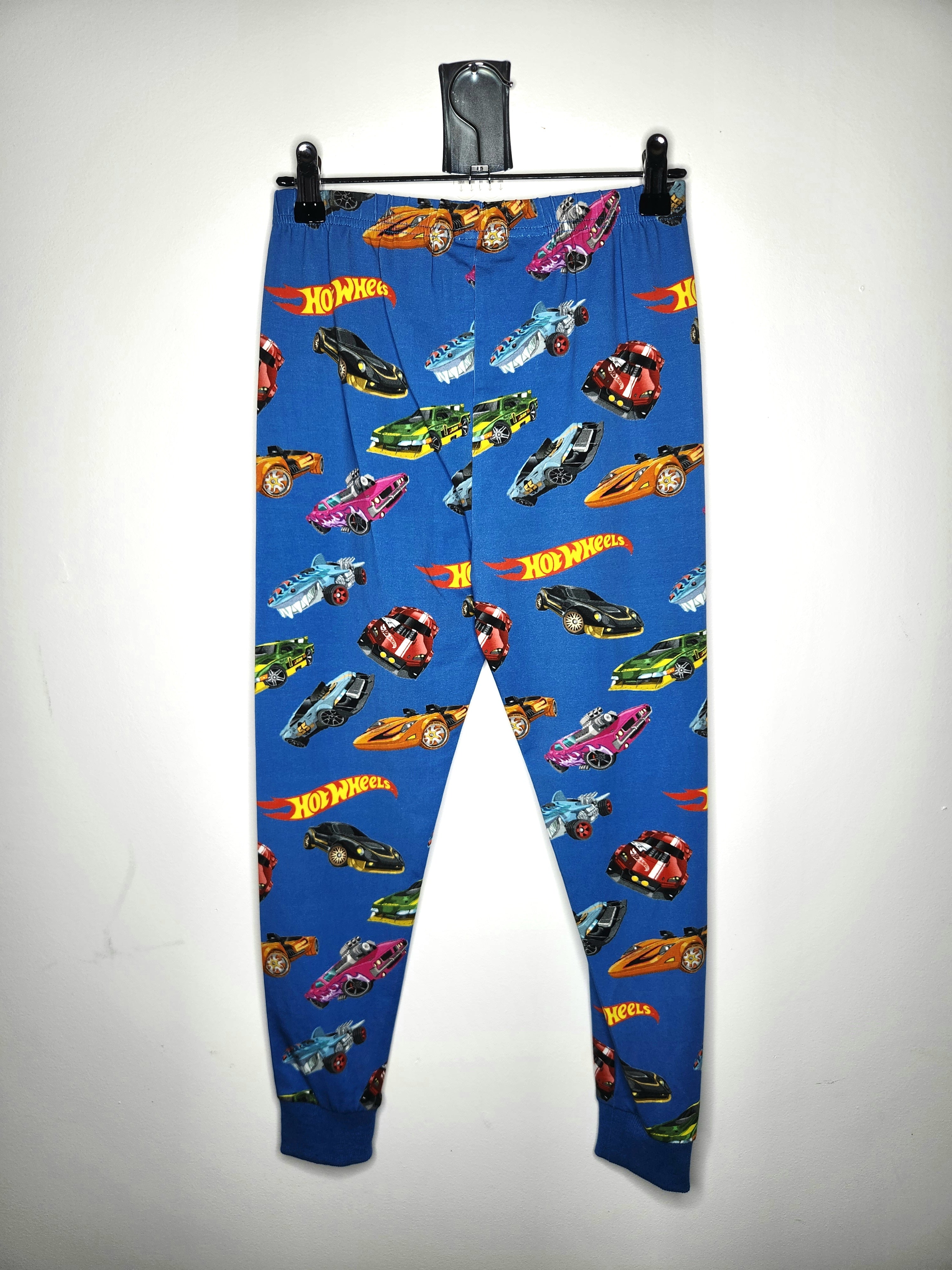 Rock Your Kid Licensed Hot Wheels Cuffed Pajama Pants (Size 8 years)