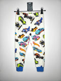 Rock Your Kid Licensed Hot Wheels Cuffed Pajama Pants (Size 4 years)