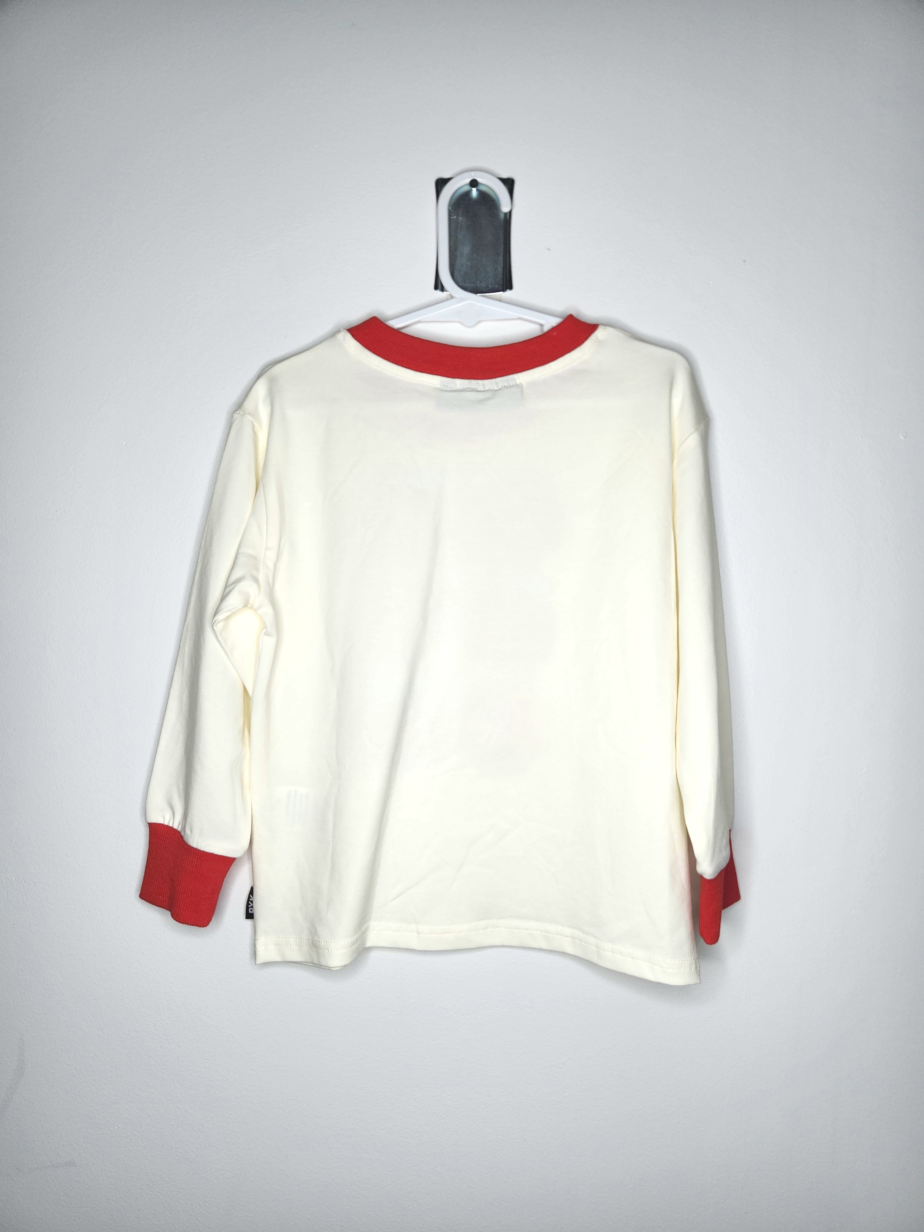 Rock Your Kid Daisies and Apples Long Sleeve Top (Size 4 years)