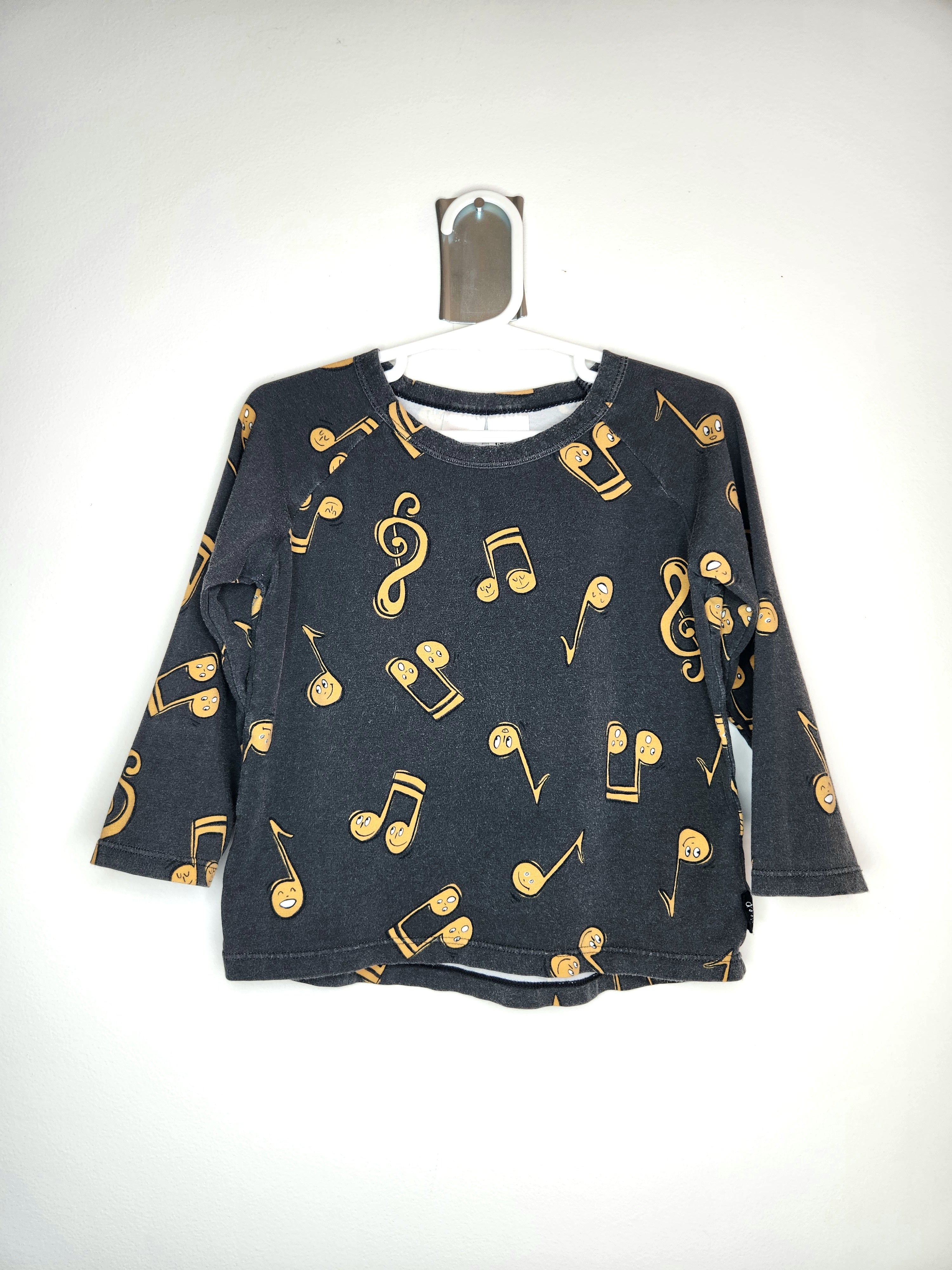 Bonds Musical Notes Print Matching Pajama Sleep Set (Size 2 years)