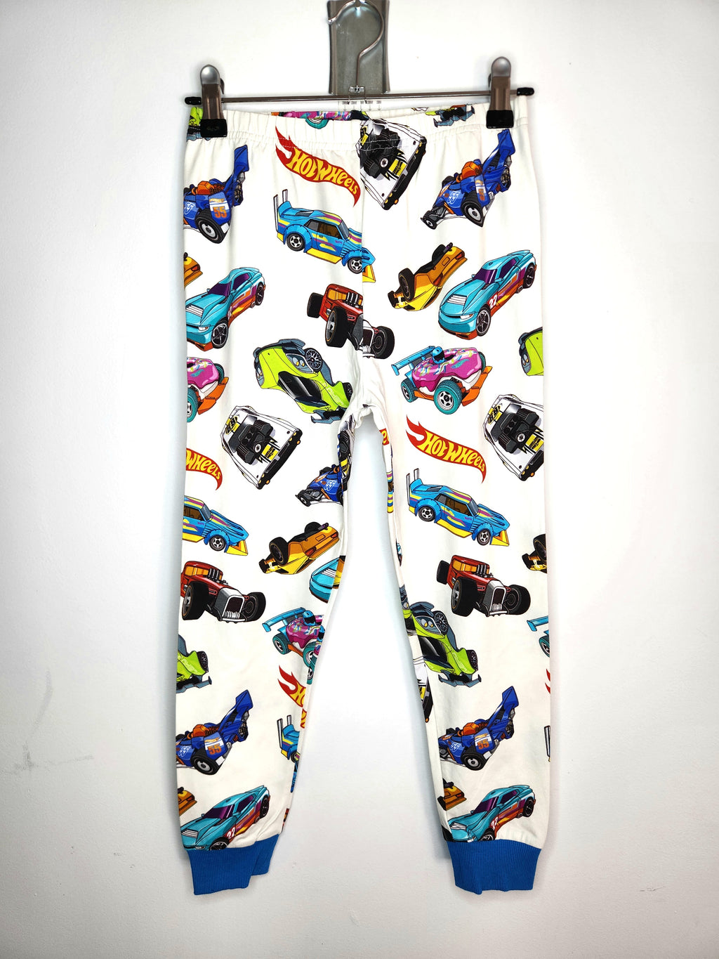 Rock Your Kid Licensed Hot Wheels Cuffed Pajama Pants (Size 7 years)