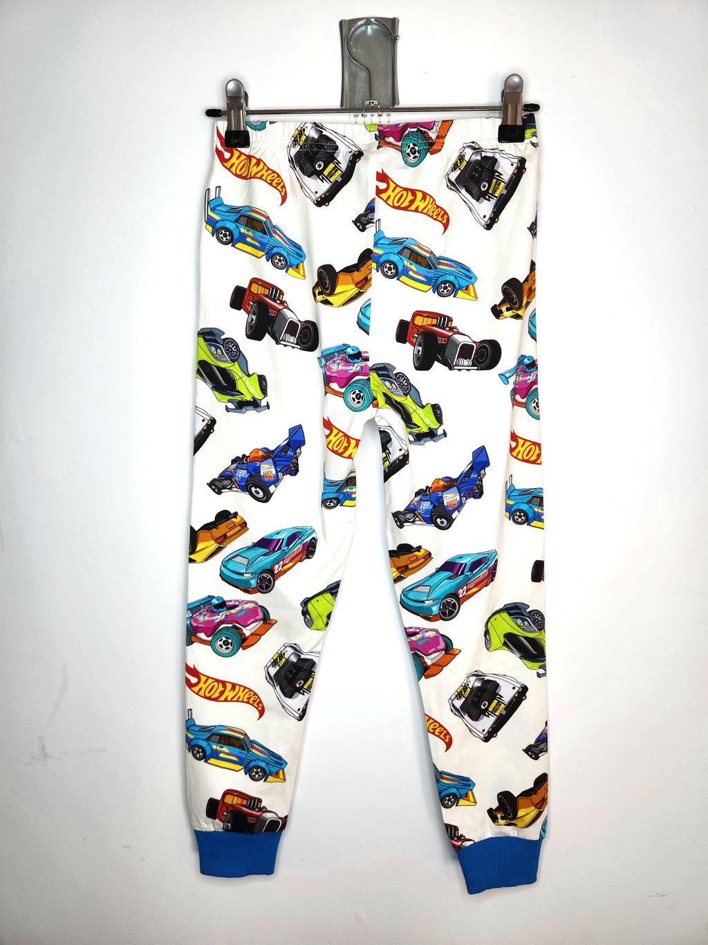 Rock Your Kid Licensed Hot Wheels Cuffed Pajama Pants (Size 7 years)
