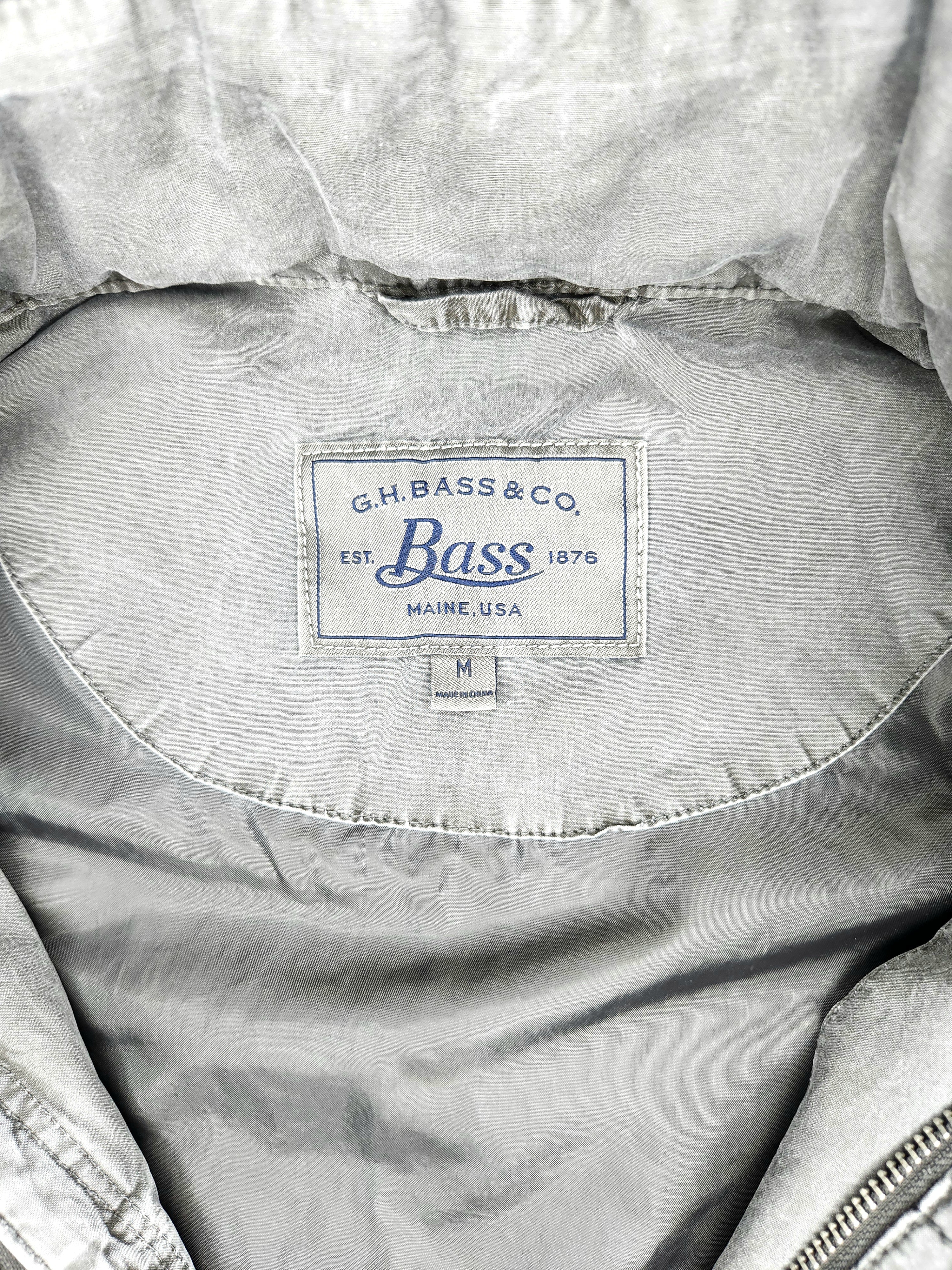 G.H Bass & Co (Bass Maine, USA) Full Zip Utility Field Jacket with Hidden Hood (Size M)
