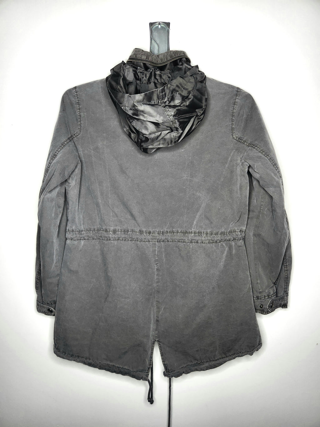 G.H Bass & Co (Bass Maine, USA) Full Zip Utility Field Jacket with Hidden Hood (Size M)