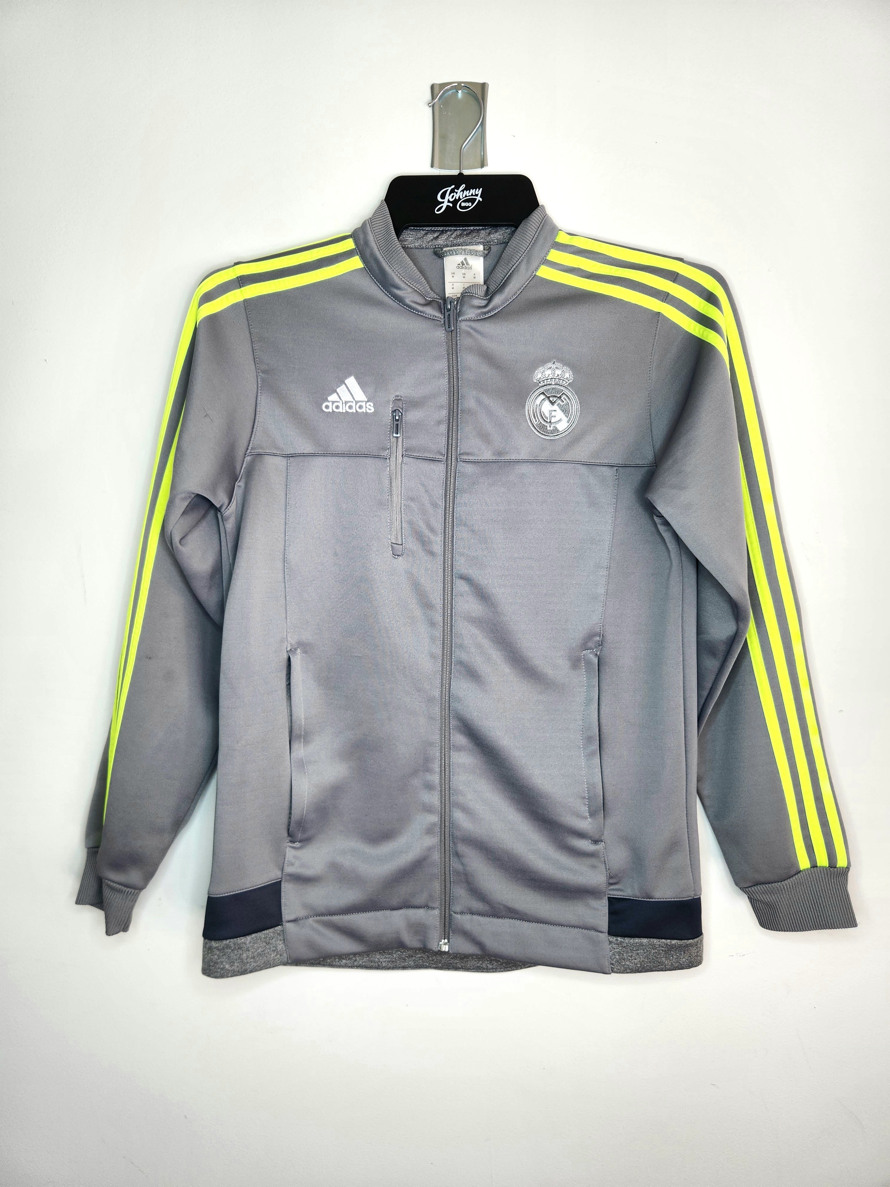 Adidas 2014 Licensed Real Madrid Full Zip Football Soccer Track Jacket (Size M)