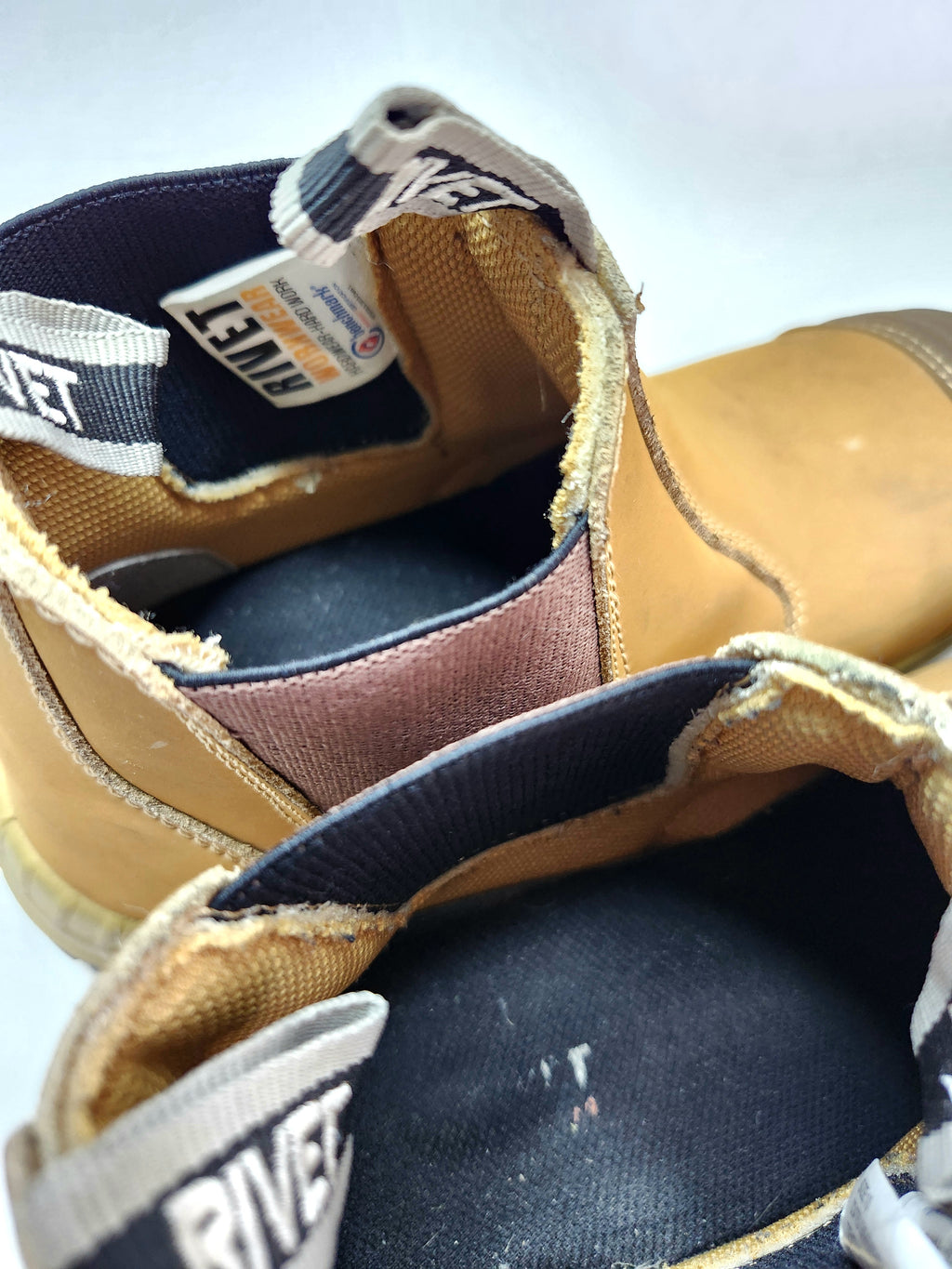 Rivet Steel Cap Safety Work Boots (Size Men's US 9)