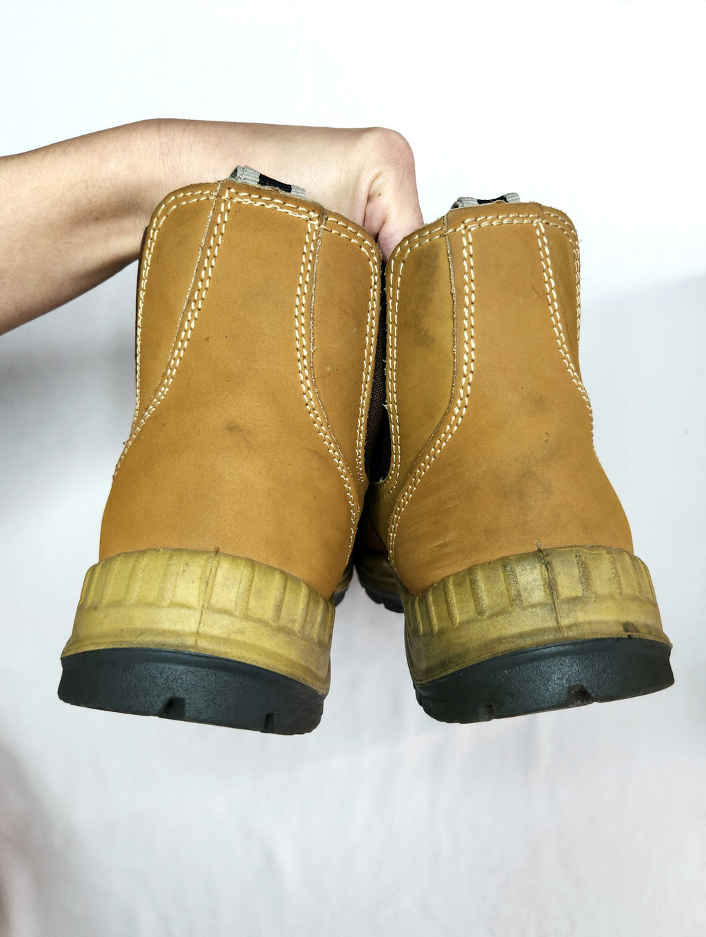 Rivet Steel Cap Safety Work Boots (Size Men's US 9)