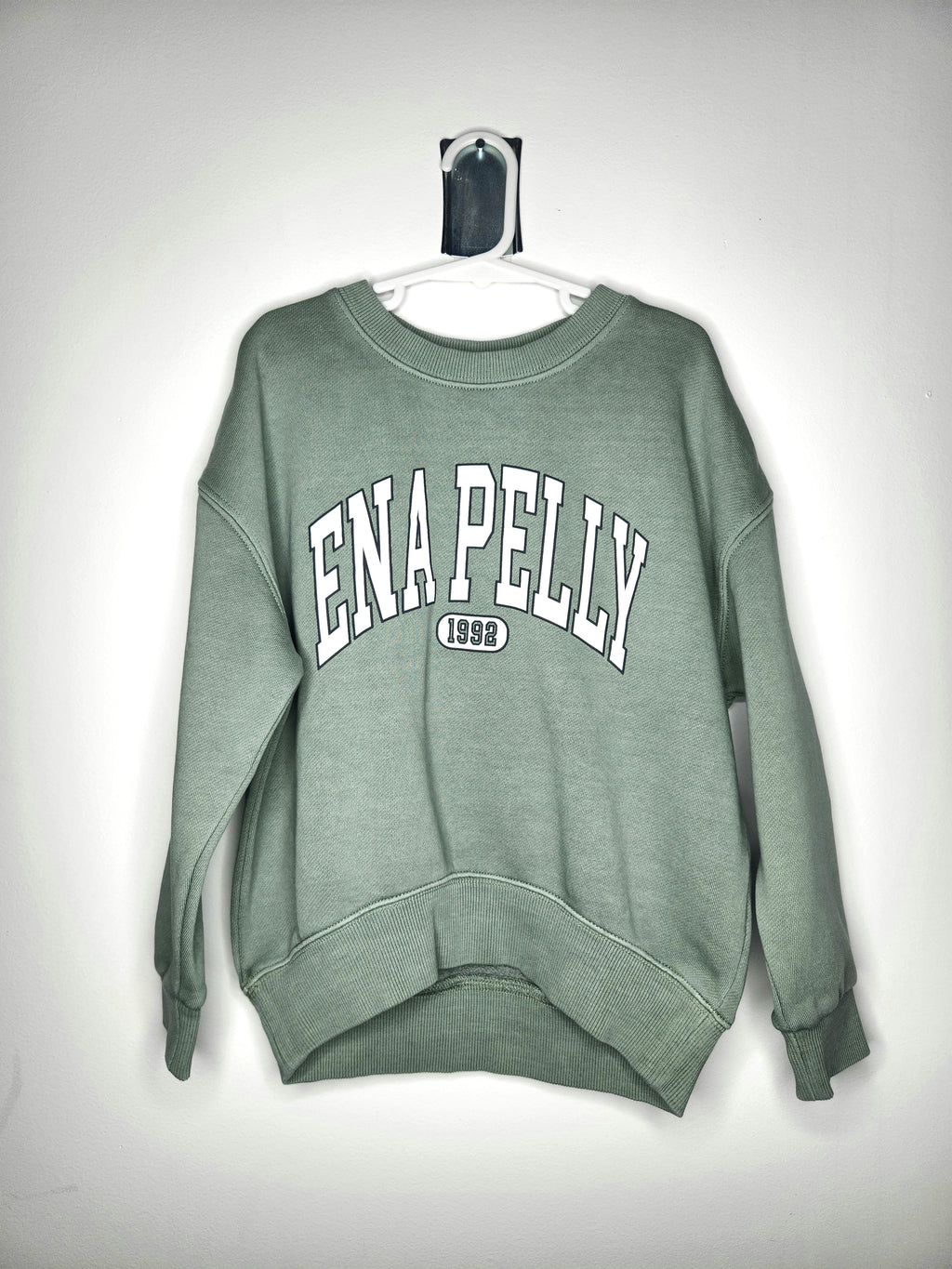 Ena Pelly Kids Collegiate Oversized Crew Neck Sweatshirt (Size 4 years)