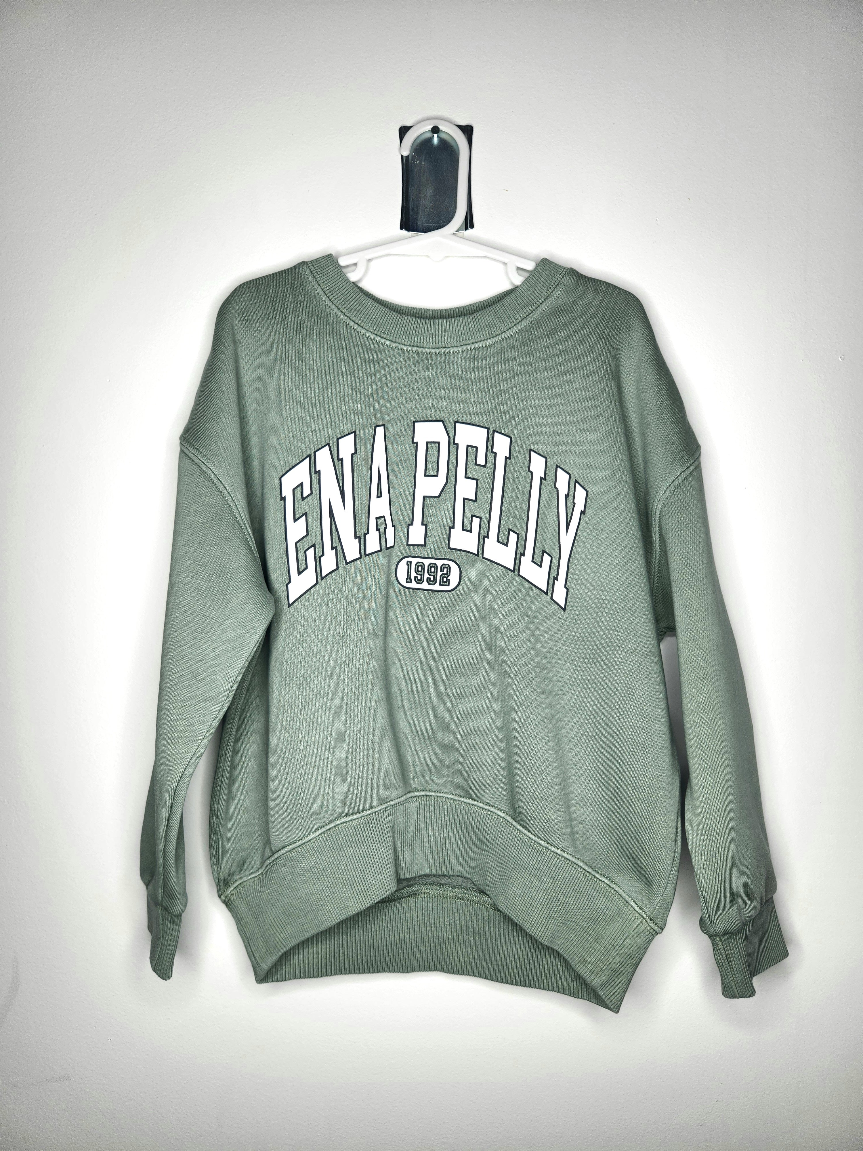 Ena Pelly Kids Collegiate Oversized Crew Neck Sweatshirt (Size 4 years)